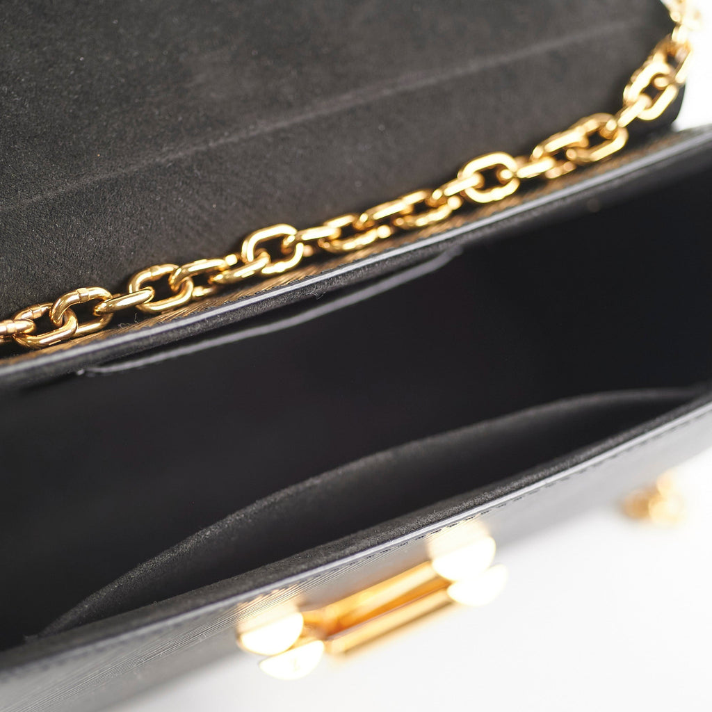 Louis Vuitton Twist MM Black Bag