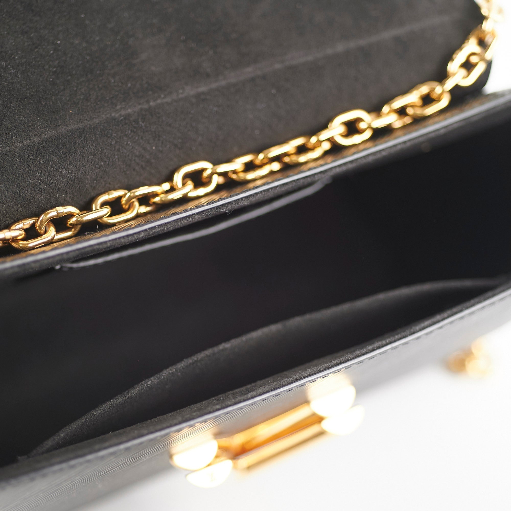 Louis Vuitton Twist MM Black Bag