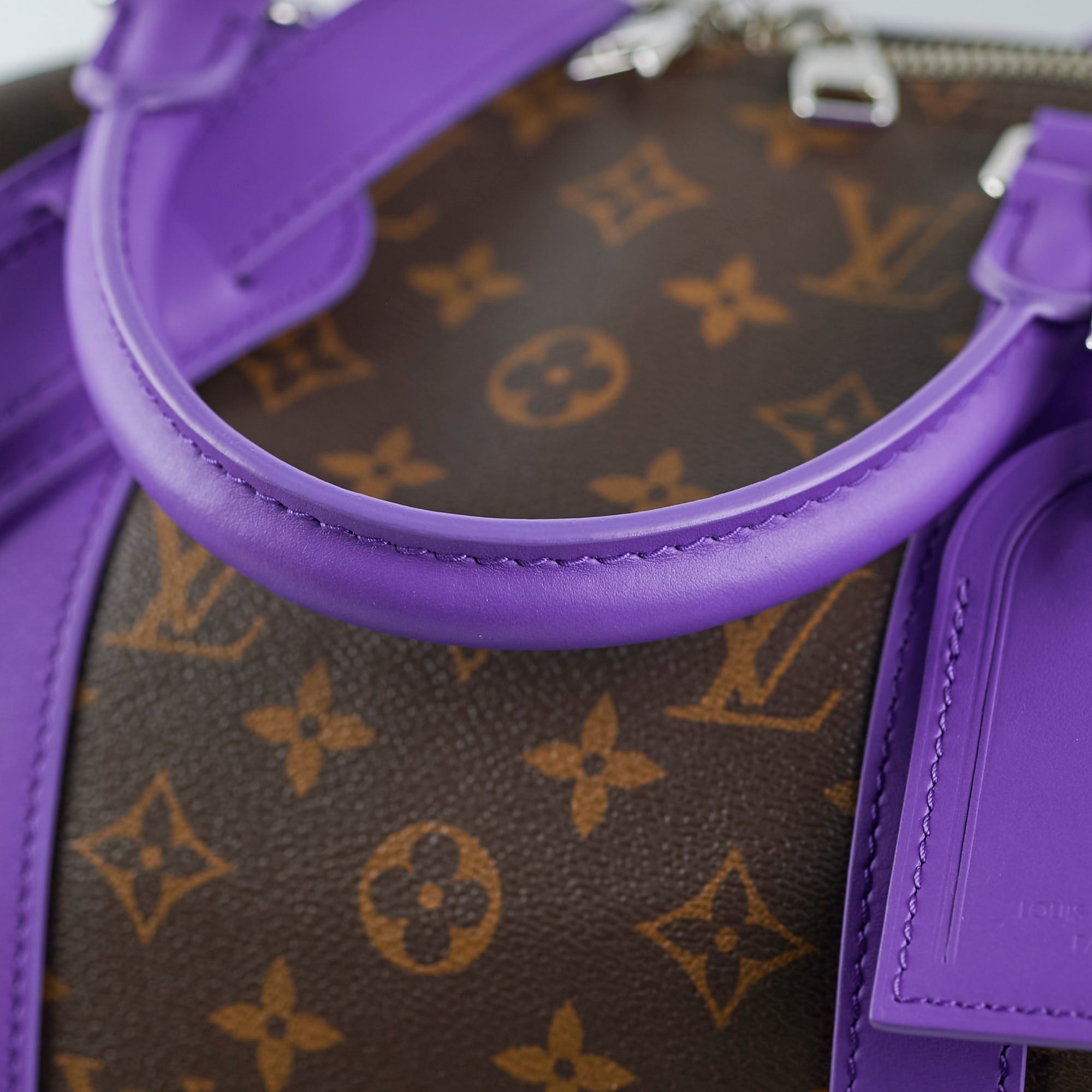 Louis Vuitton Keepall Bandouliere 50 Violet Fonce
