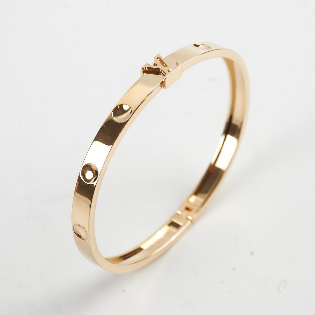 Louis Vuitton Empreinte Bangle Yellow Gold Size 17 (M)