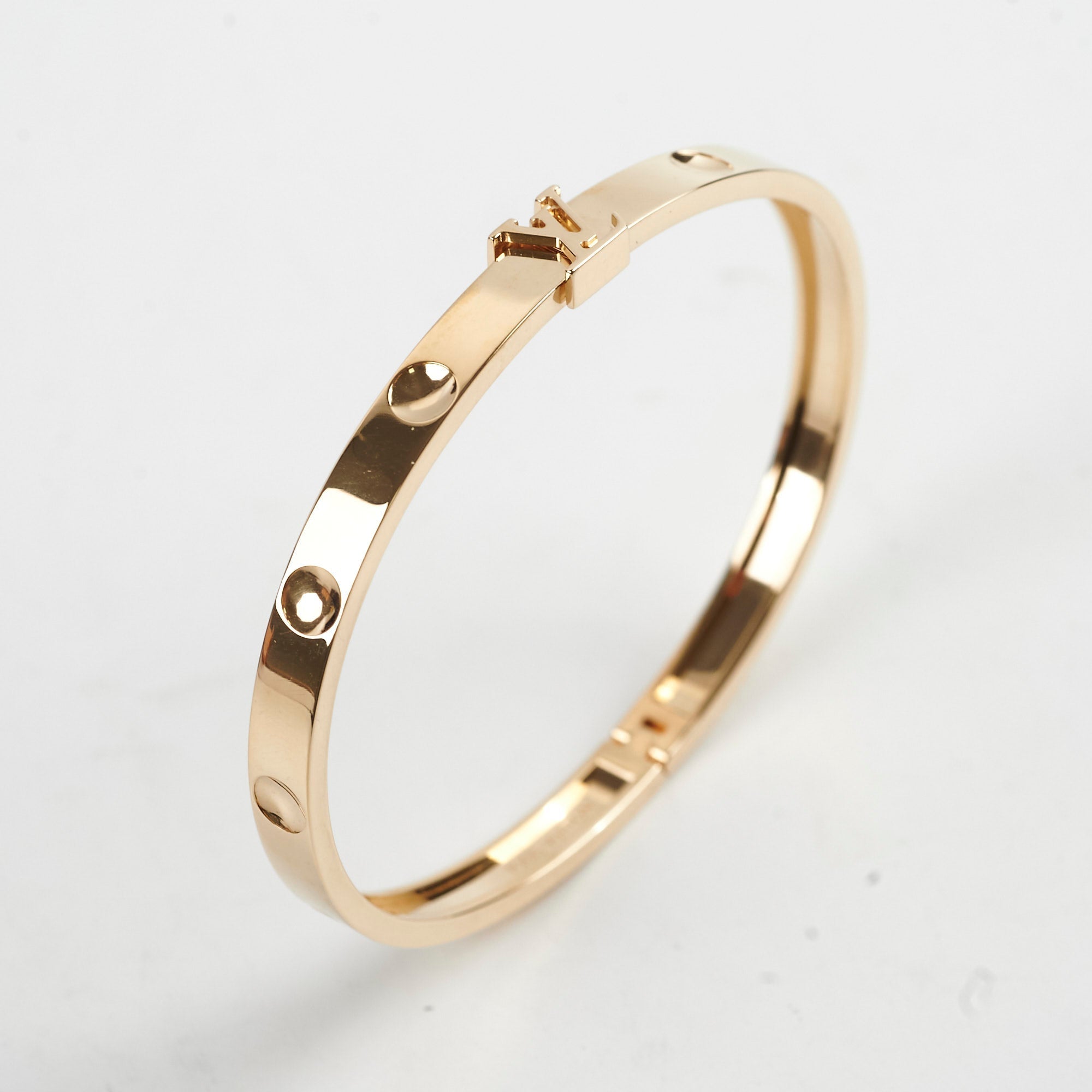 Louis Vuitton Empreinte Bangle Yellow Gold Size 17 (M)