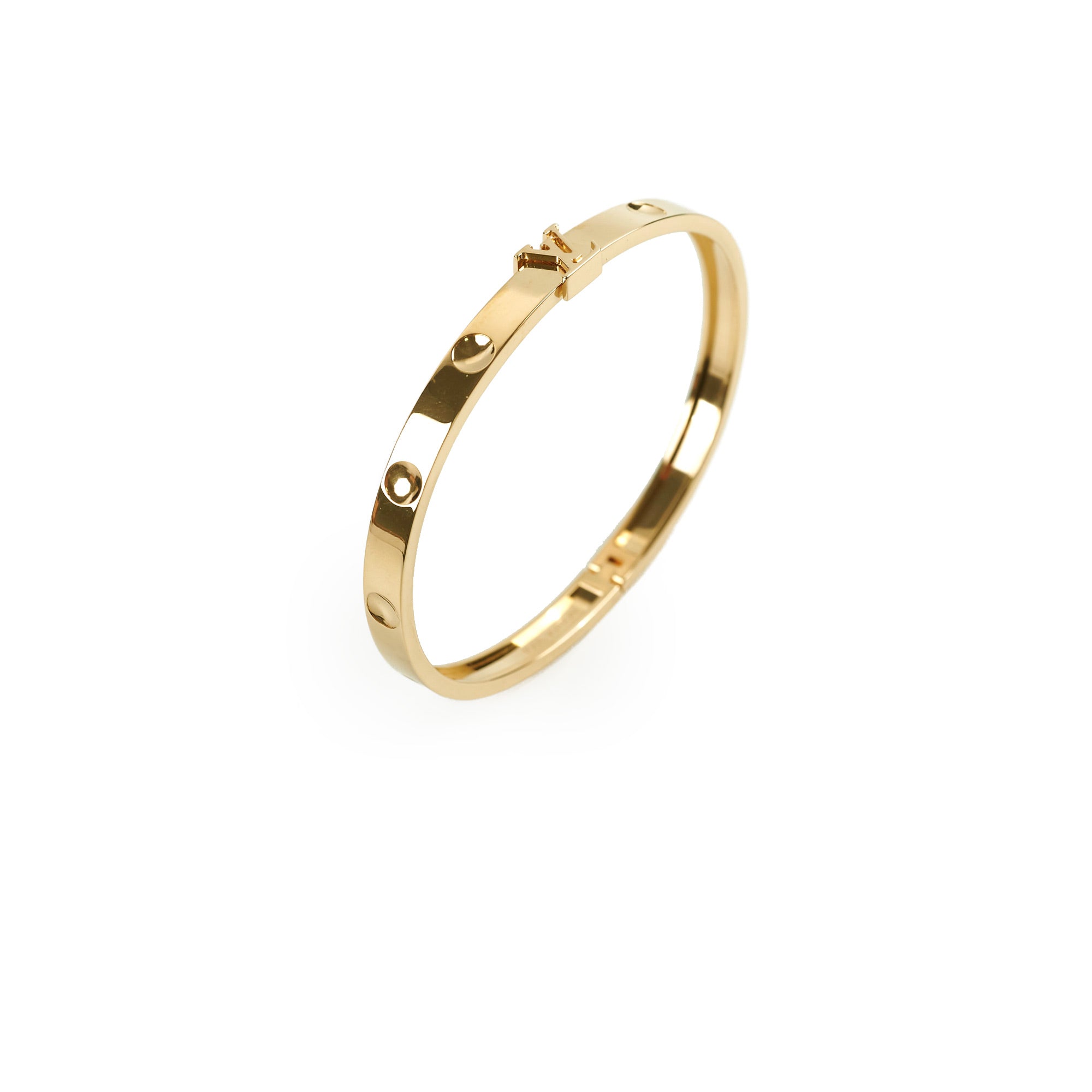 Louis Vuitton Empreinte Bangle Yellow Gold Size 17 (M)