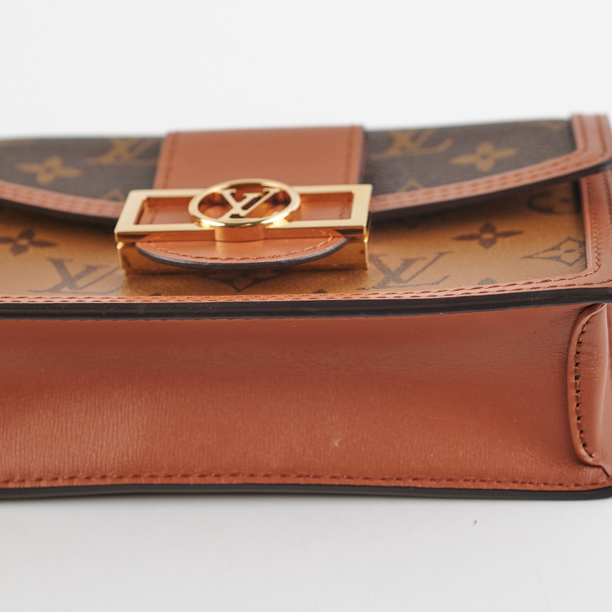 Louis Vuitton Dauphine Chain Wallet Monogram Bag