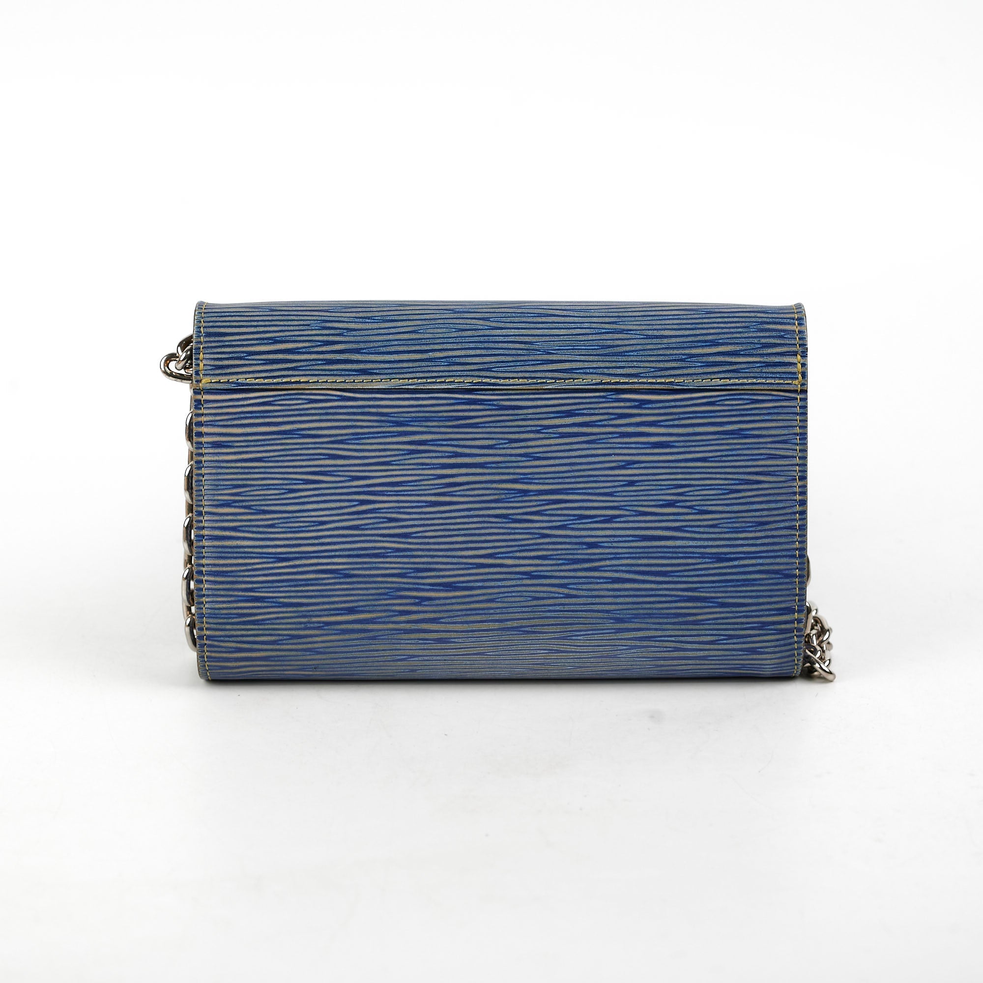 Louis Vuitton Blue Twist Epi Wallet On Chain WOC