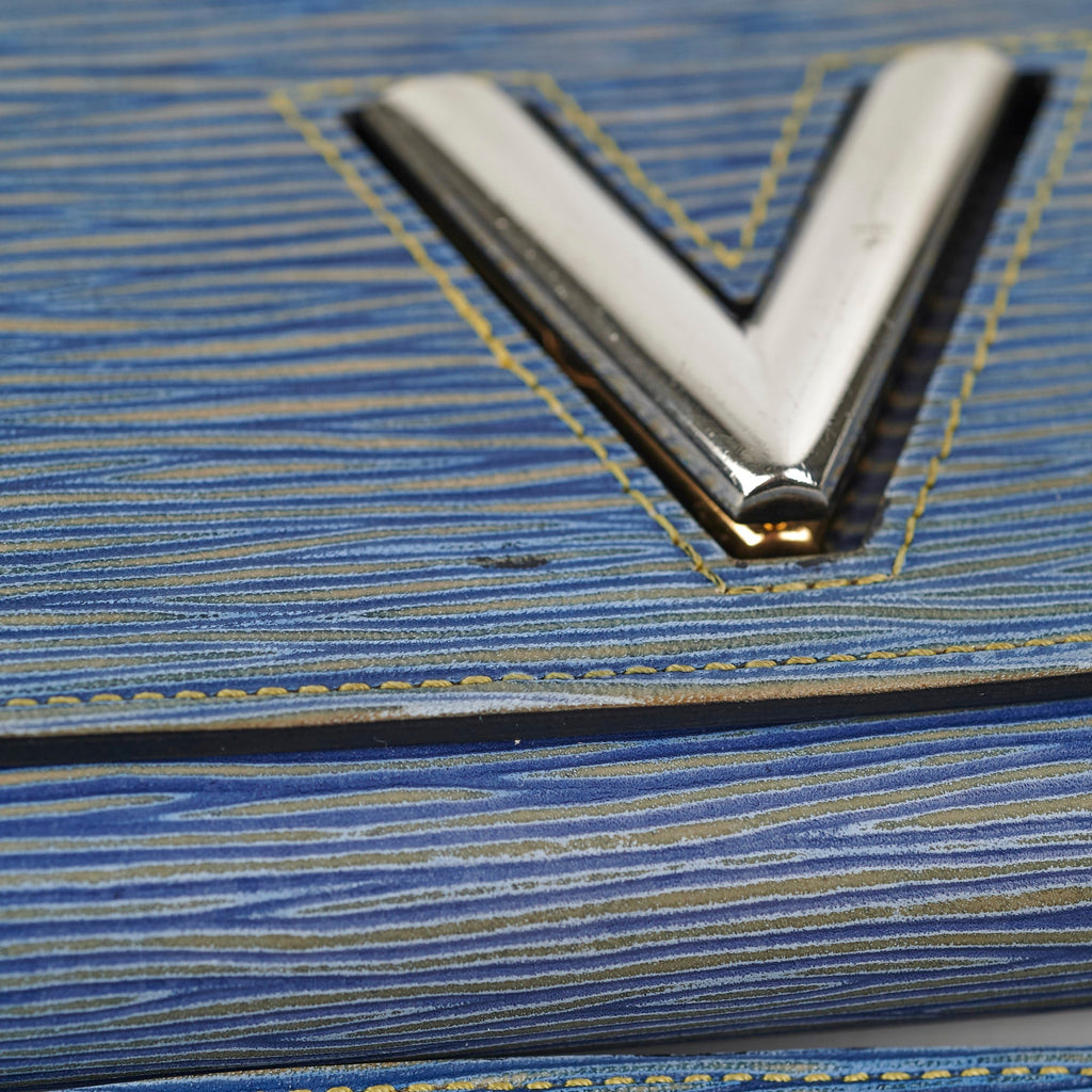 Louis Vuitton Blue Twist Epi Wallet On Chain WOC