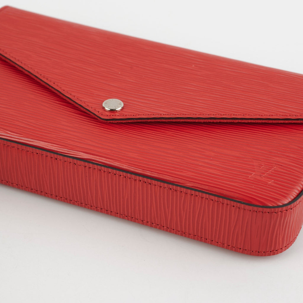 Louis Vuitton Felicie Pochette Epi Red