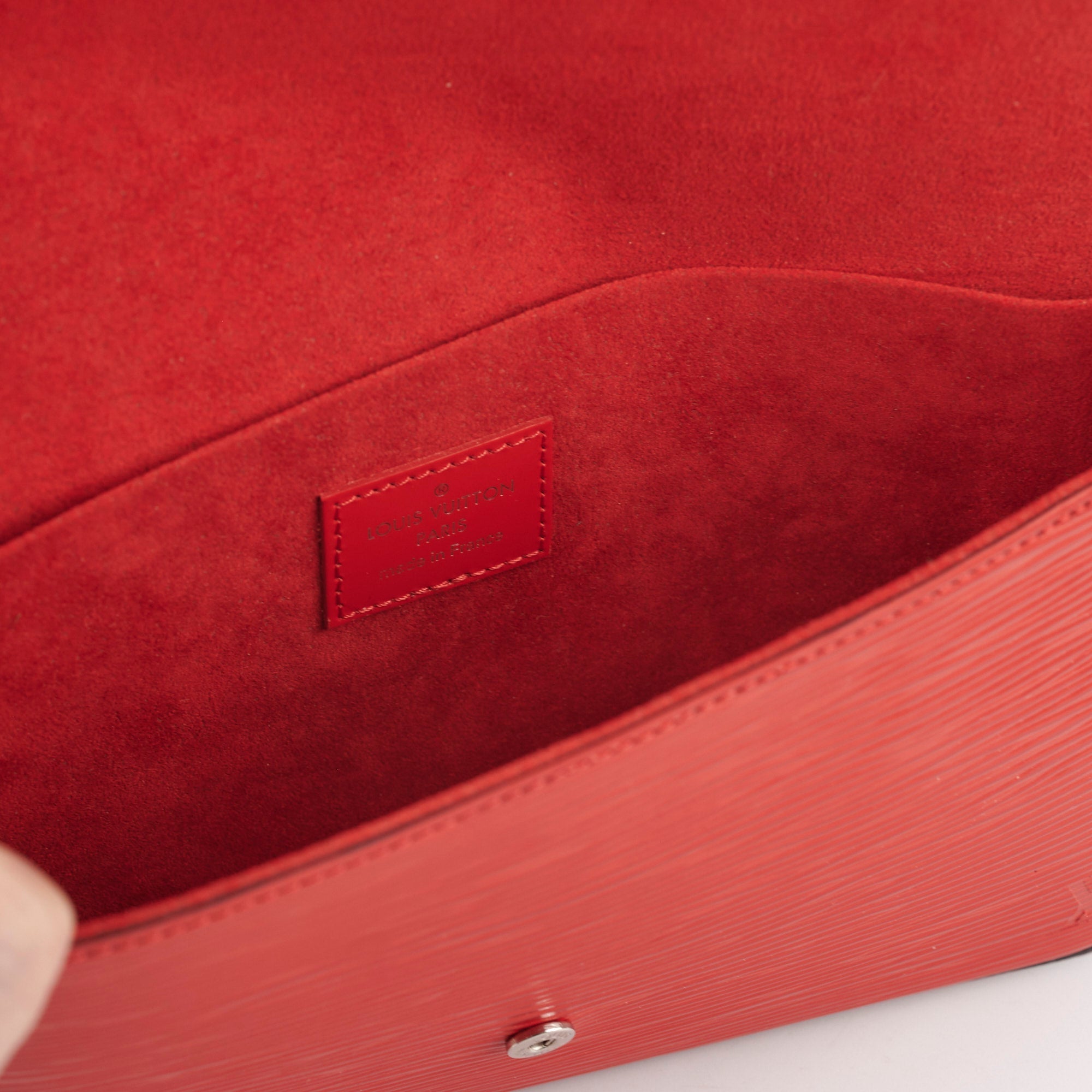 Louis Vuitton Felicie Pochette Epi Red