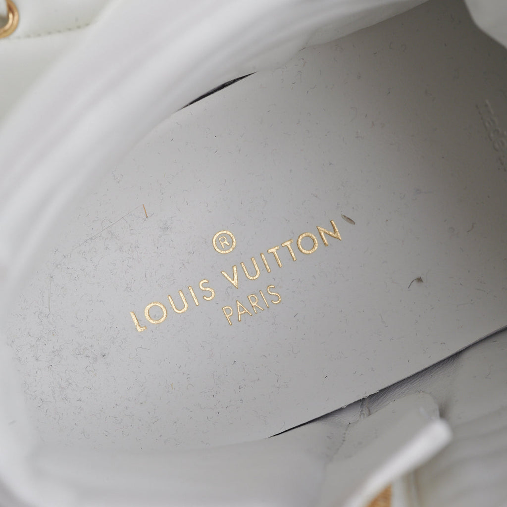 Louis Vuitton High Top White Sneaker Size 37