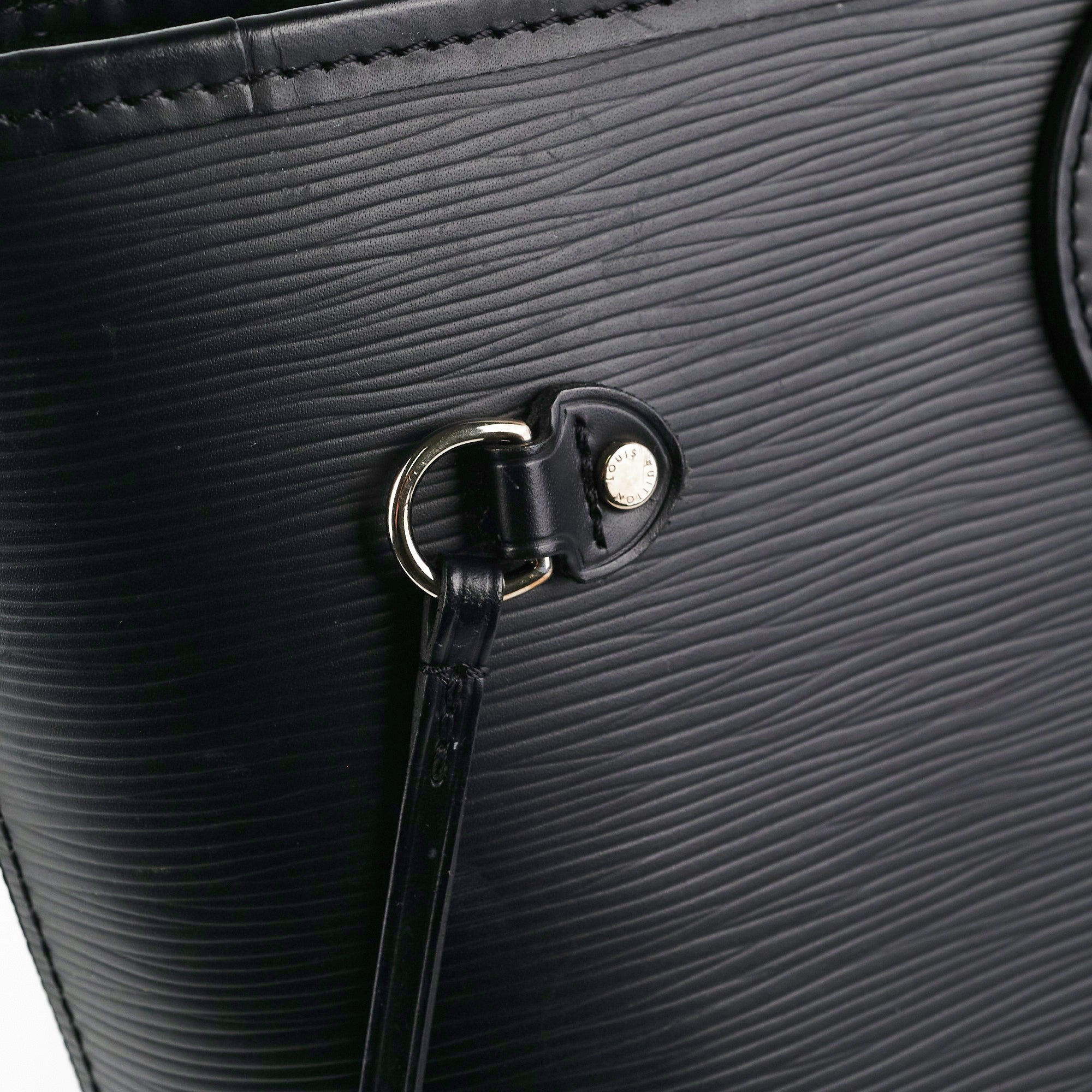 Louis Vuitton Neverfull MM Black Epi Shoulder Bag
