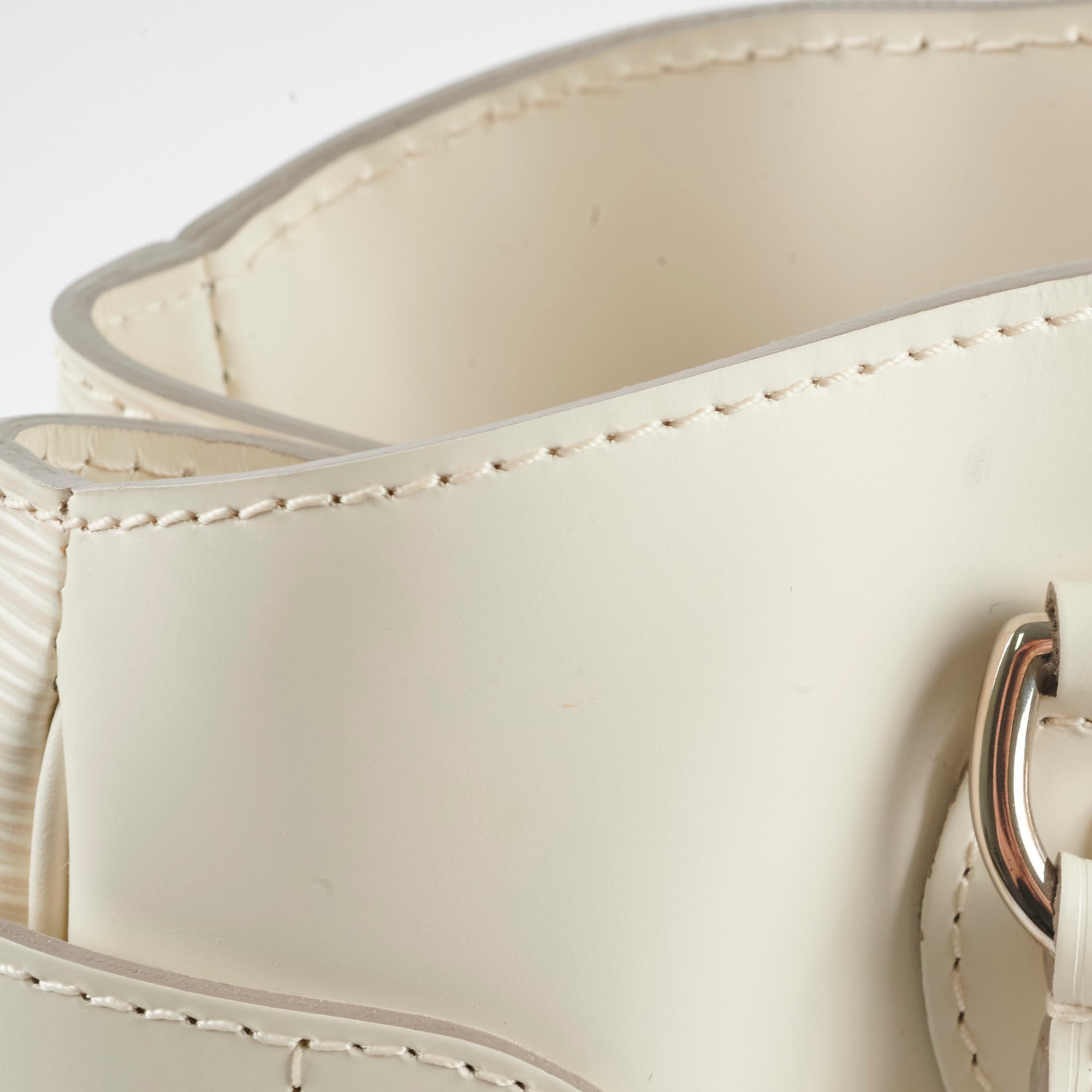 Louis Vuitton Passy Ivory Epi Leather Top Handle Bag