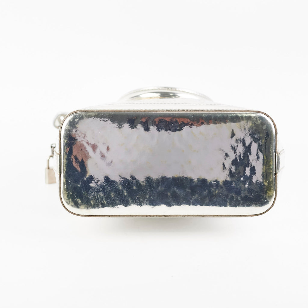 Louis Vuitton Silver Mirror Lock It Bag