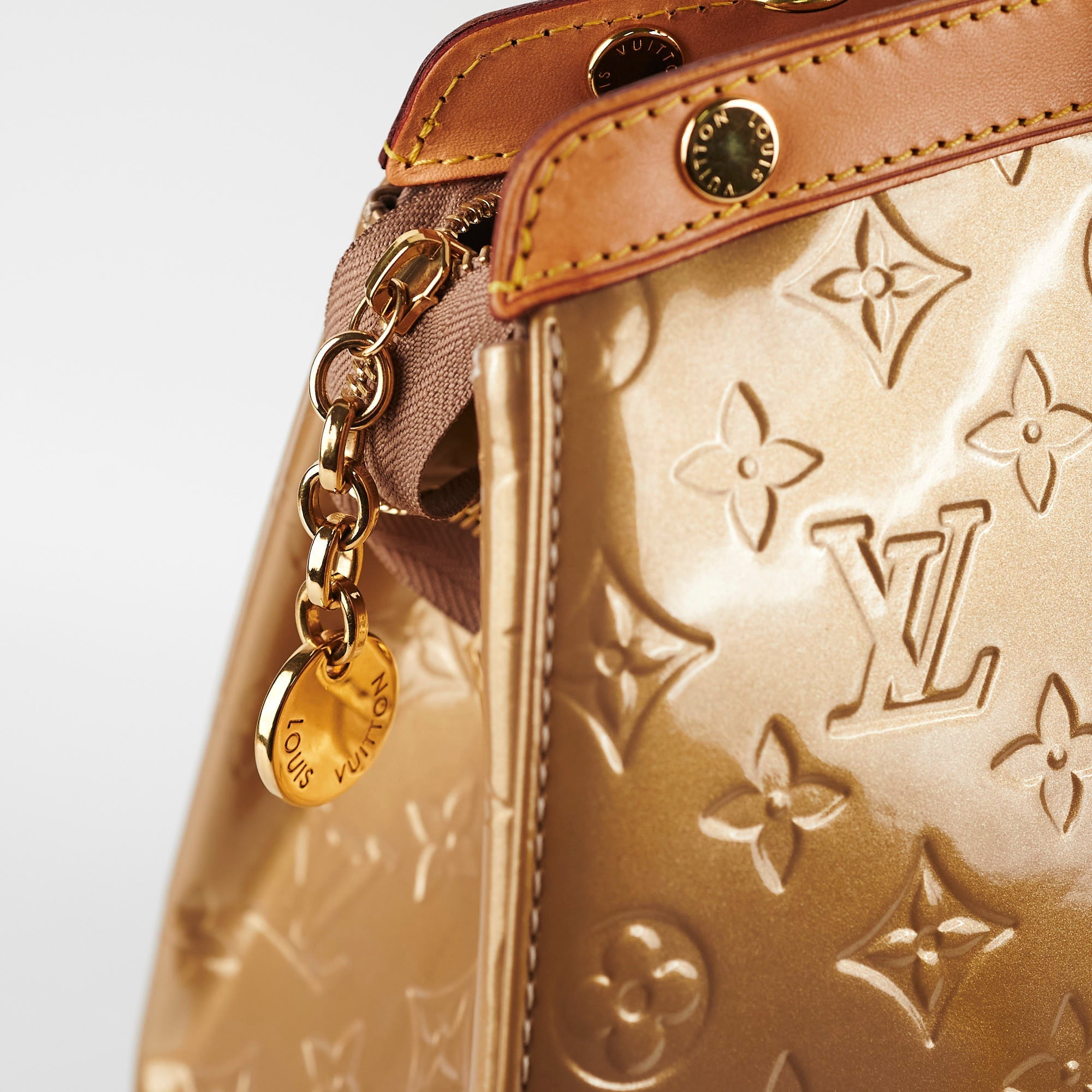Louis Vuitton Vernis Brea MM Gold