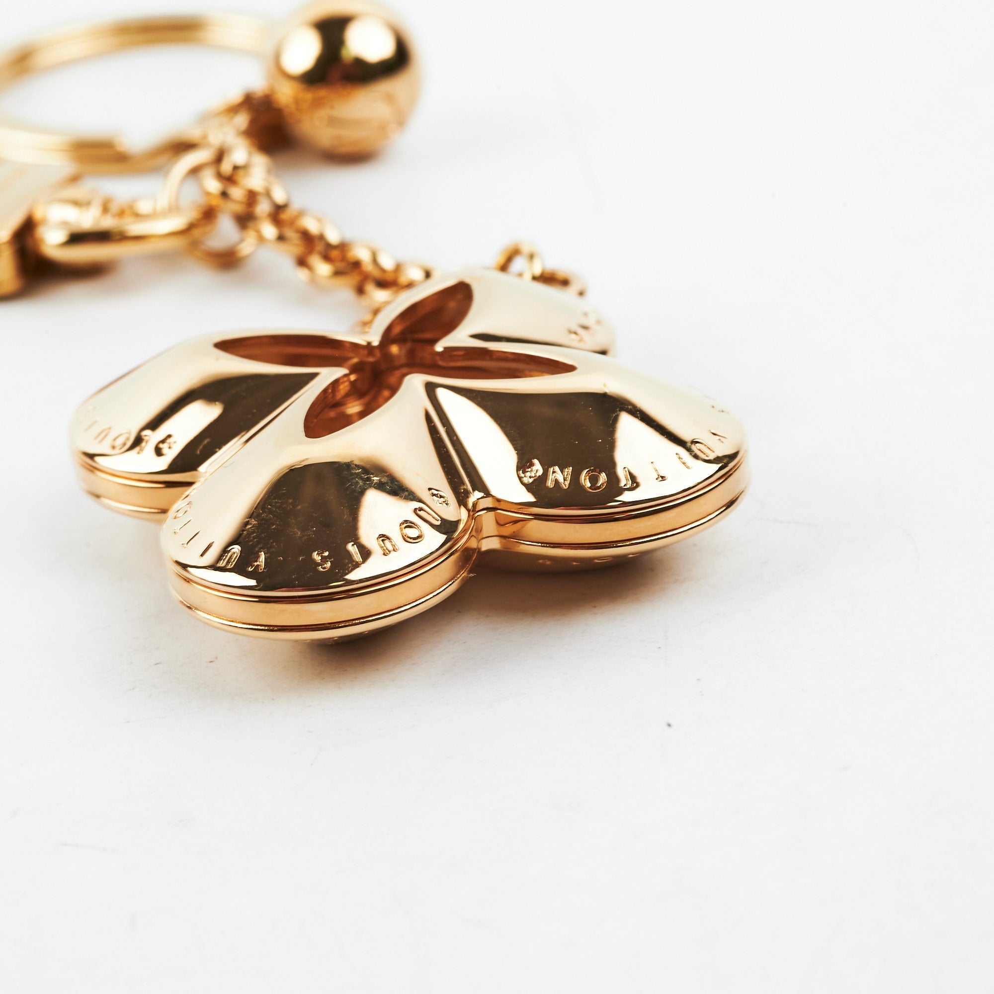 Louis Vuitton Gold Keychain Charm