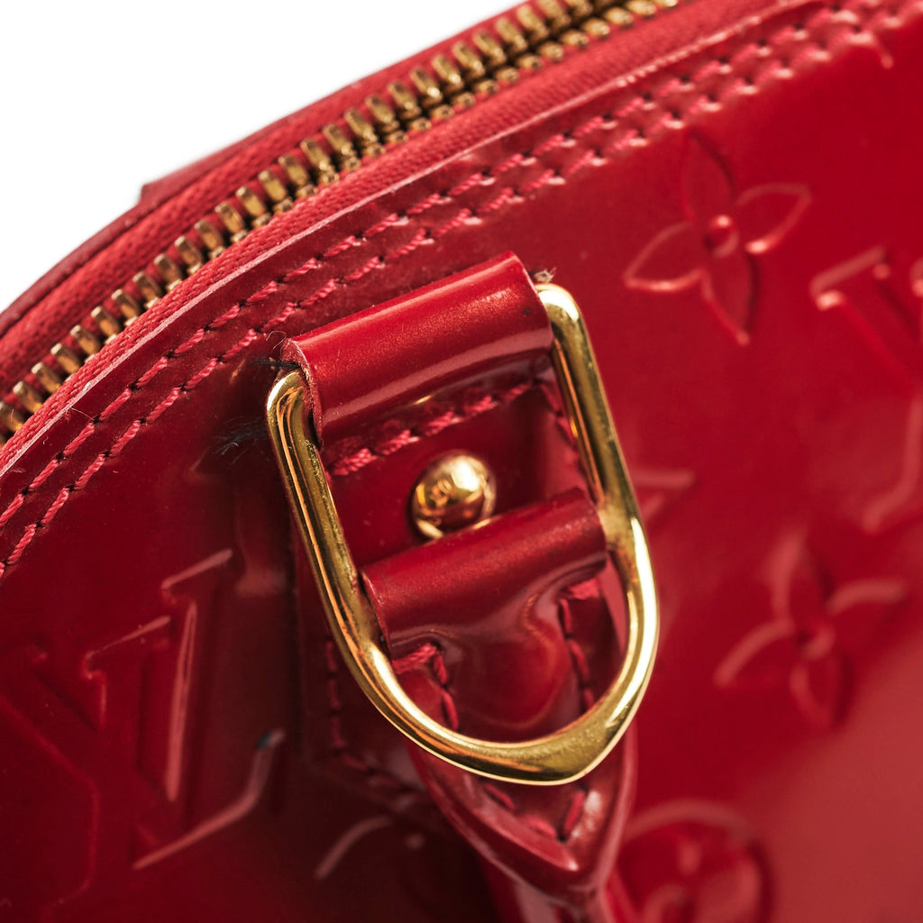 Louis Vuitton Alma BB Vernis Red