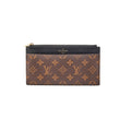 Louis Vuitton Black Monogram Flat Wallet