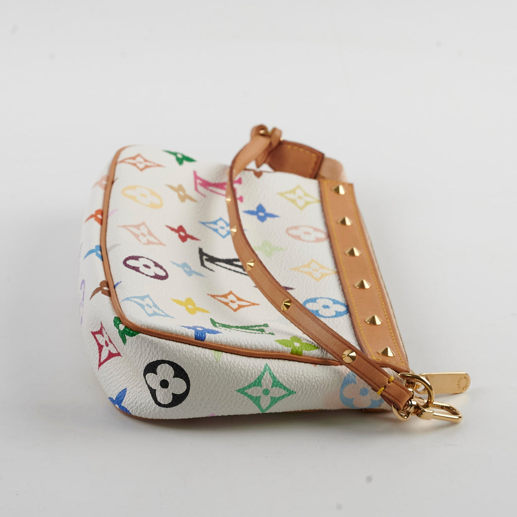 Louis Vuitton Multicolour Pochette White