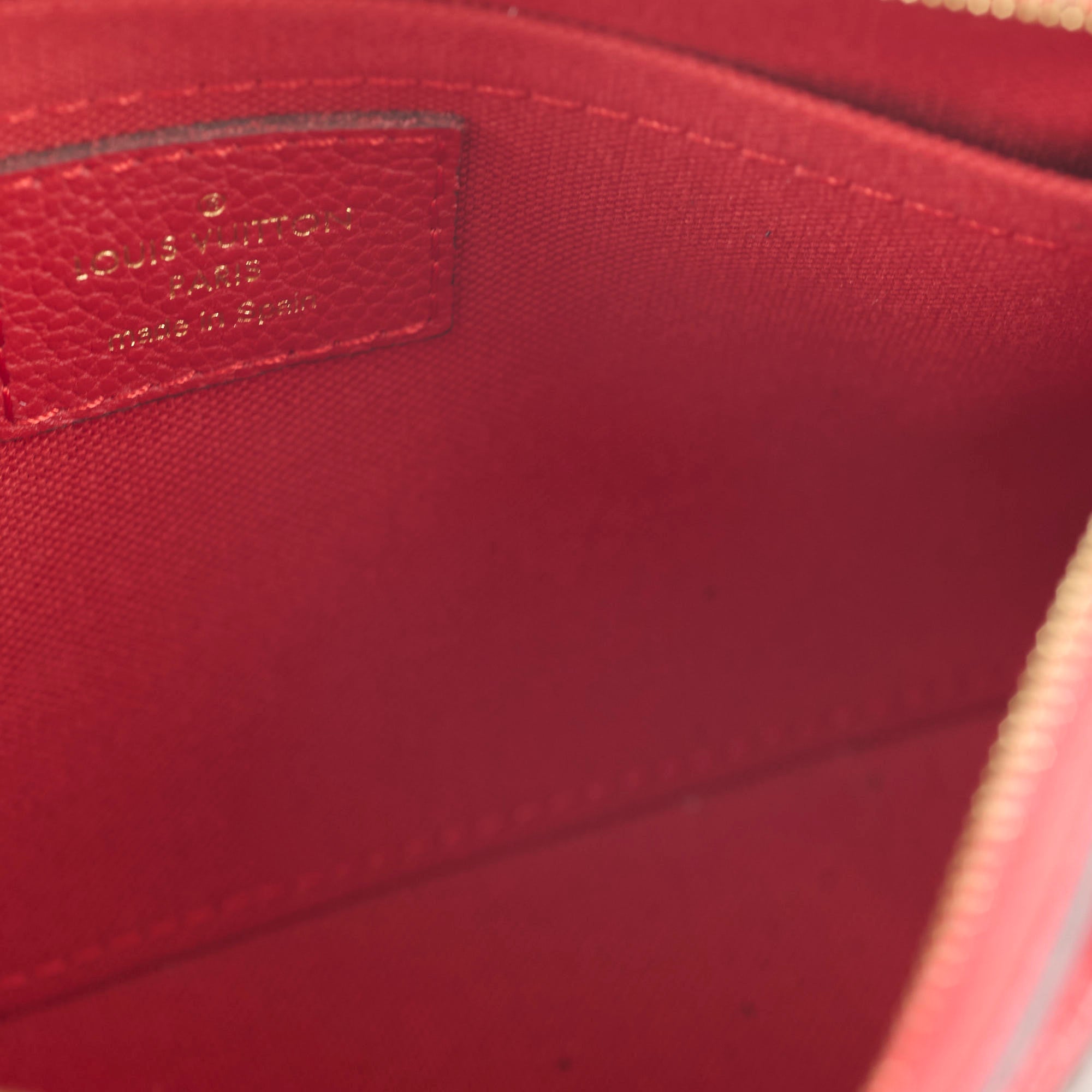Louis Vuitton Pallas Red Monogram