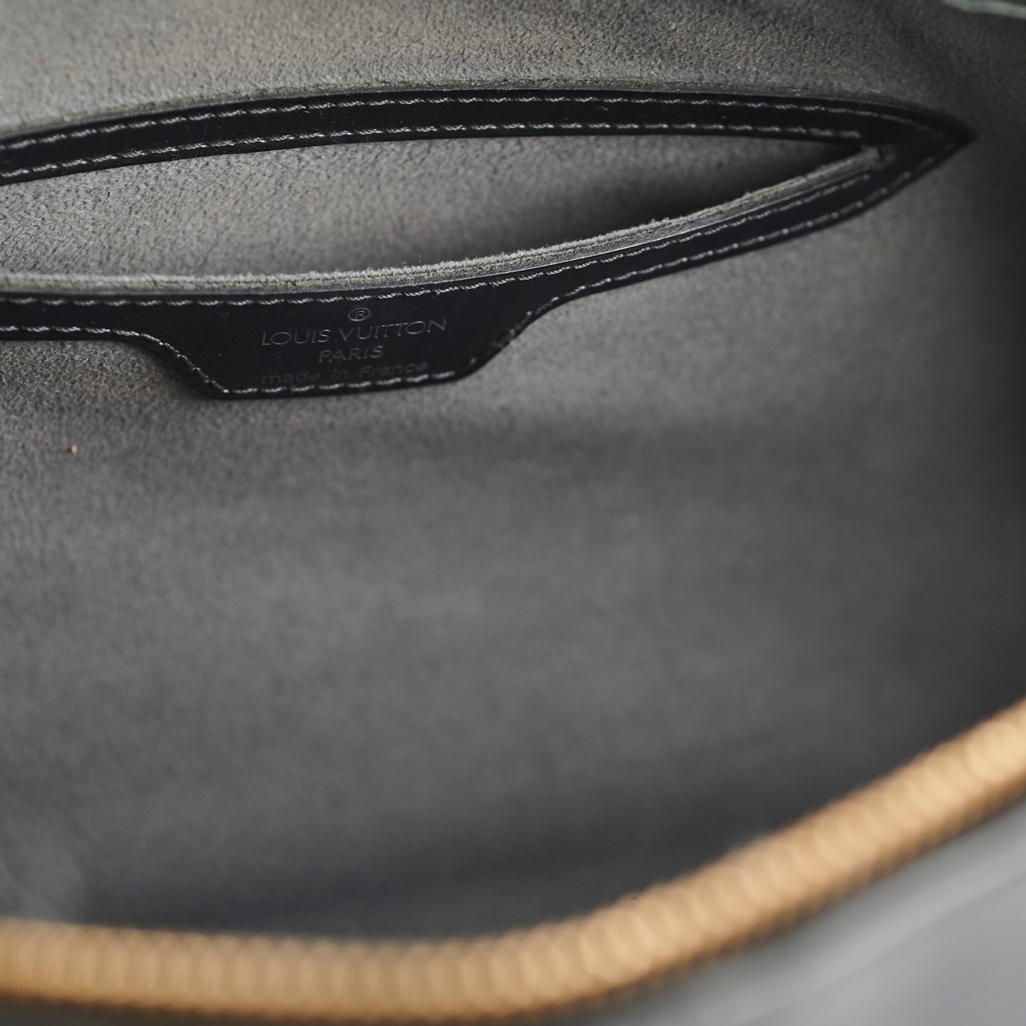 Louis Vuitton Soufflot Epi Black