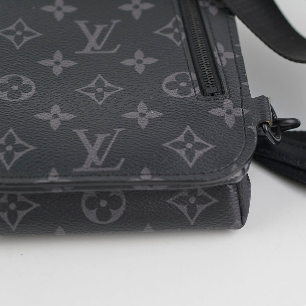Louis Vuitton Monogram Saumur Sling Bag Black