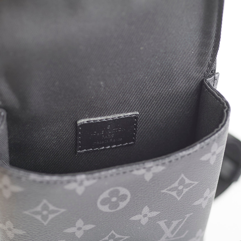 Louis Vuitton Monogram Saumur Sling Bag Black