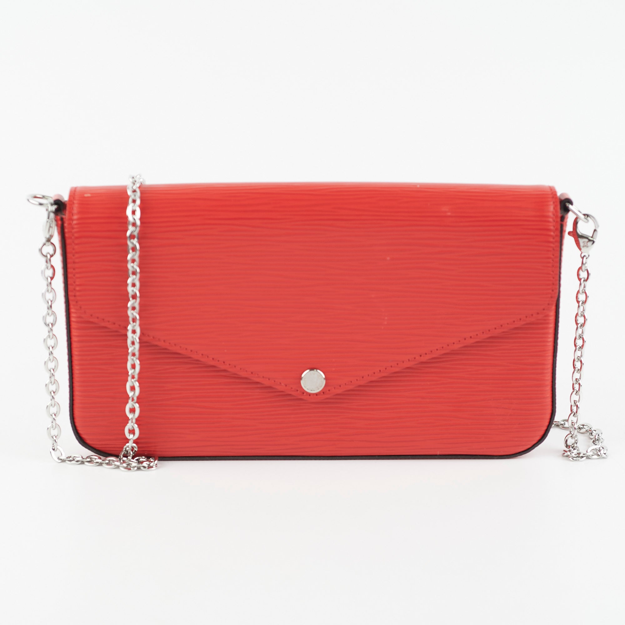 Louis Vuitton Pochette Felicie Red Epi