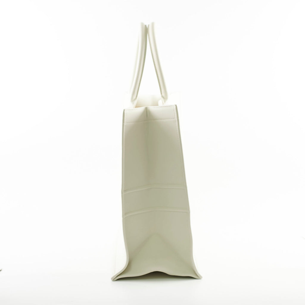 Christian Dior Large Book Tote White