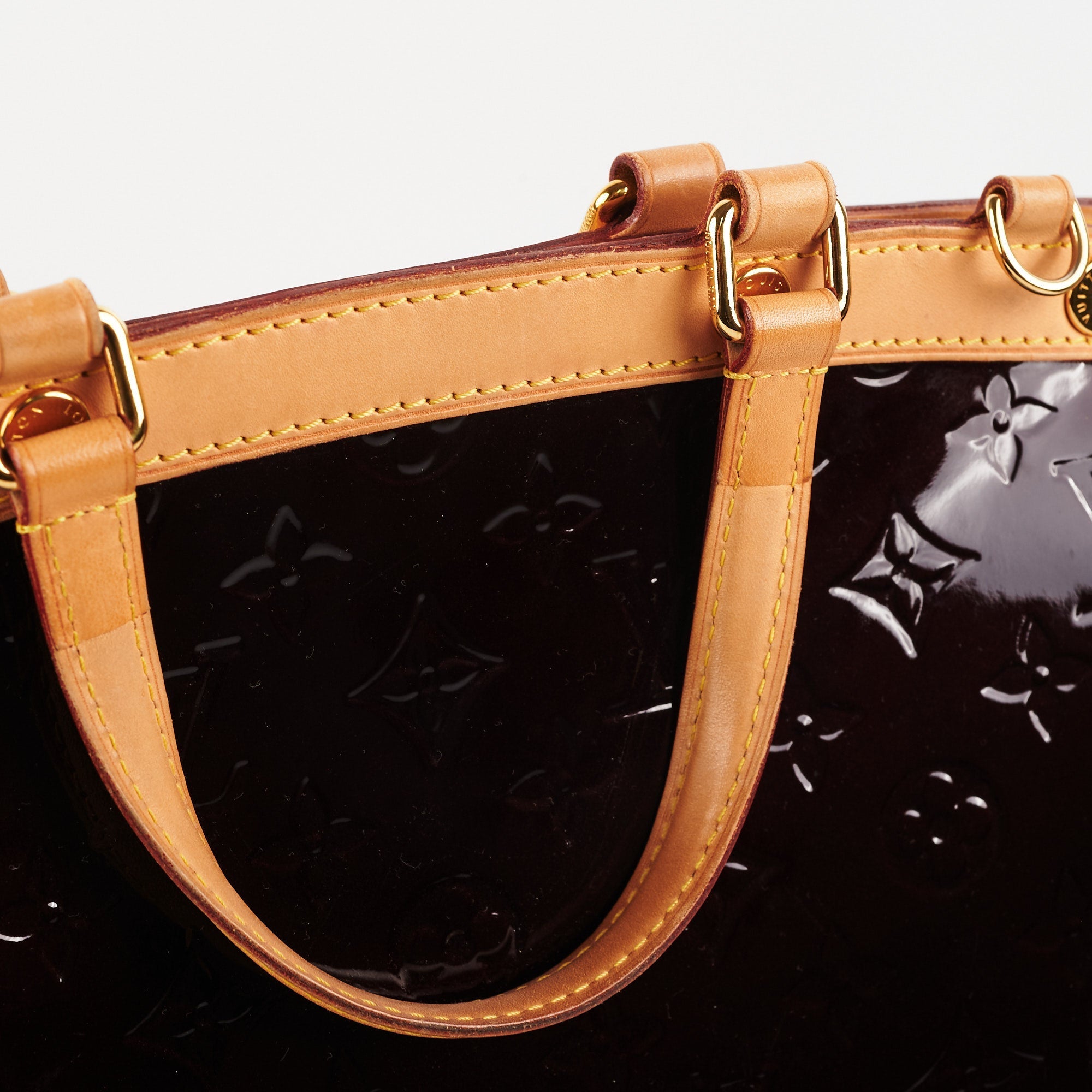 Louis Vuitton Brea MM Amarate Monogram Vernis