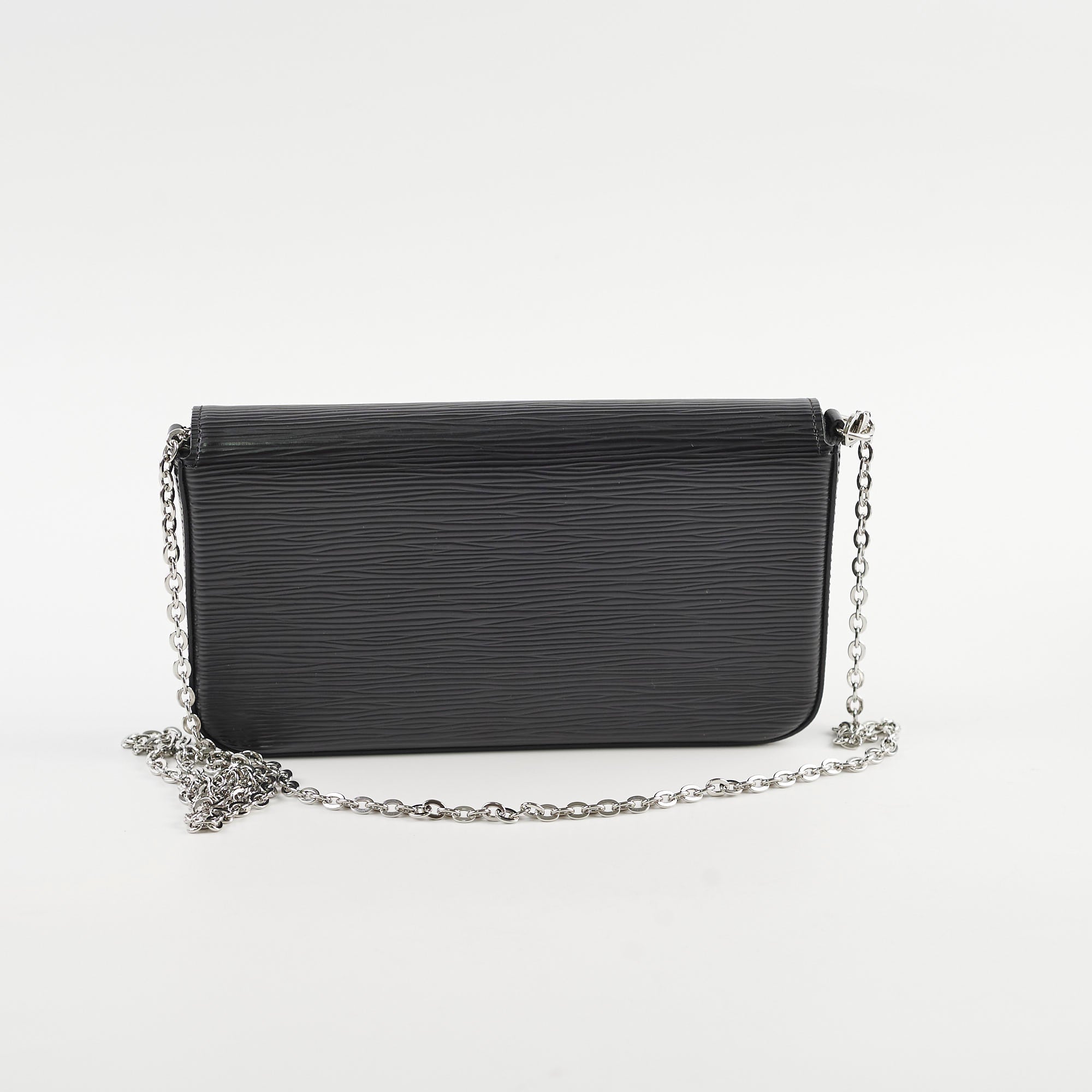 Louis Vuitton Pochette Felicie Black Epi Crossbody Bag
