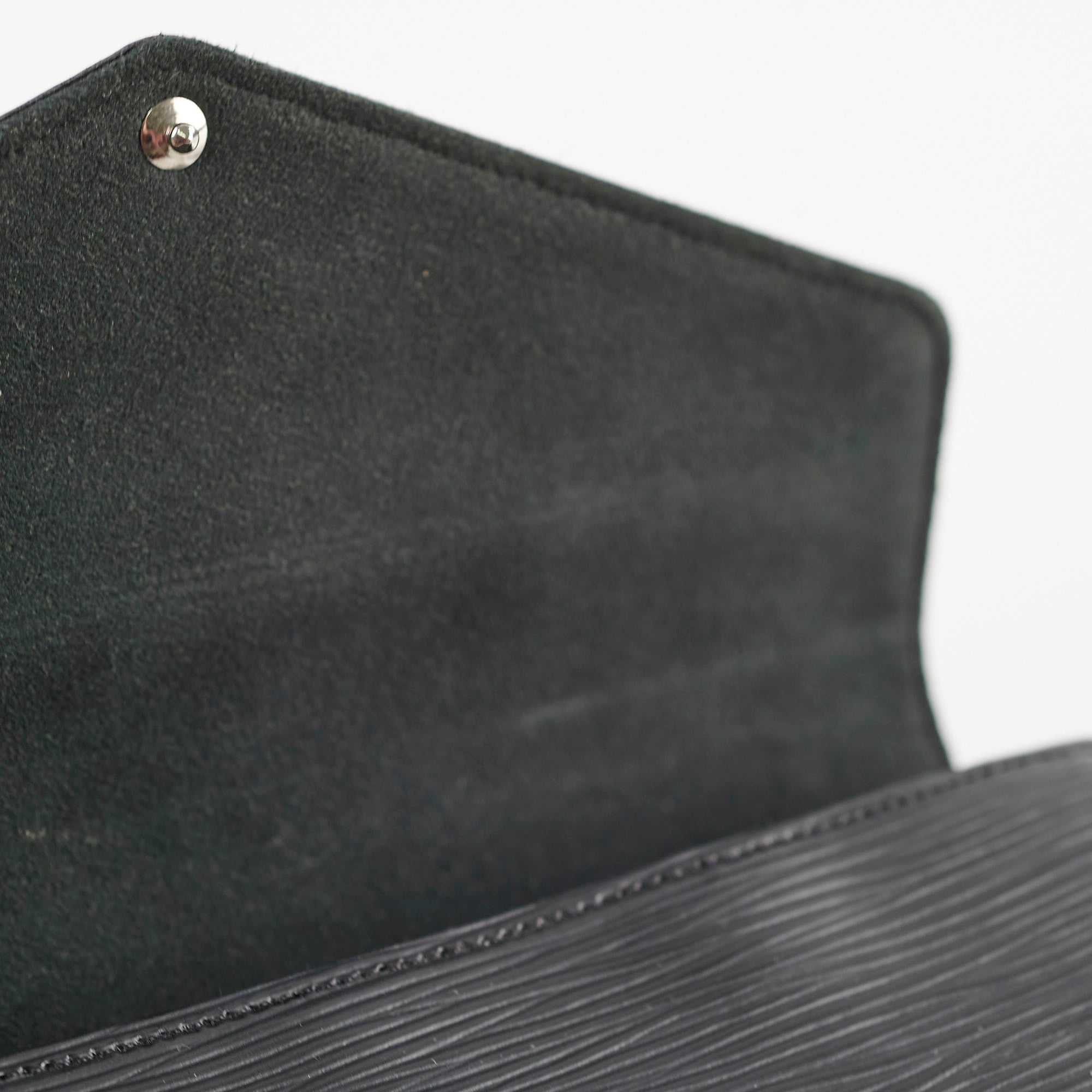 Louis Vuitton Pochette Felicie Black Epi Crossbody Bag