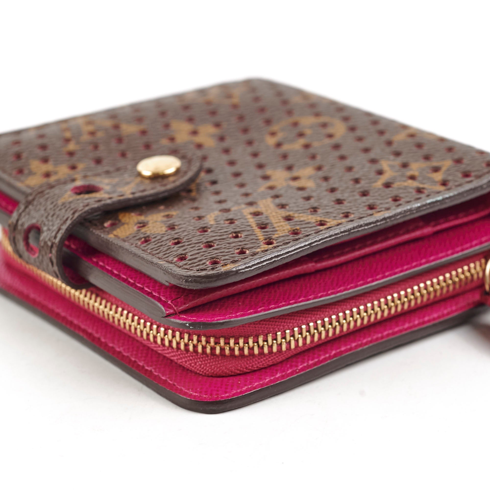 Louis Vuitton Perforated Bi-Fold Wallet Monogram