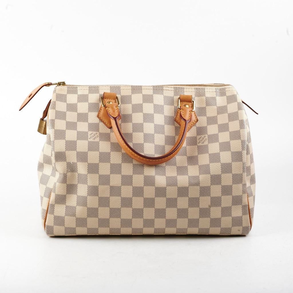 Louis Vuitton Speedy 30 Damier Azur 2016