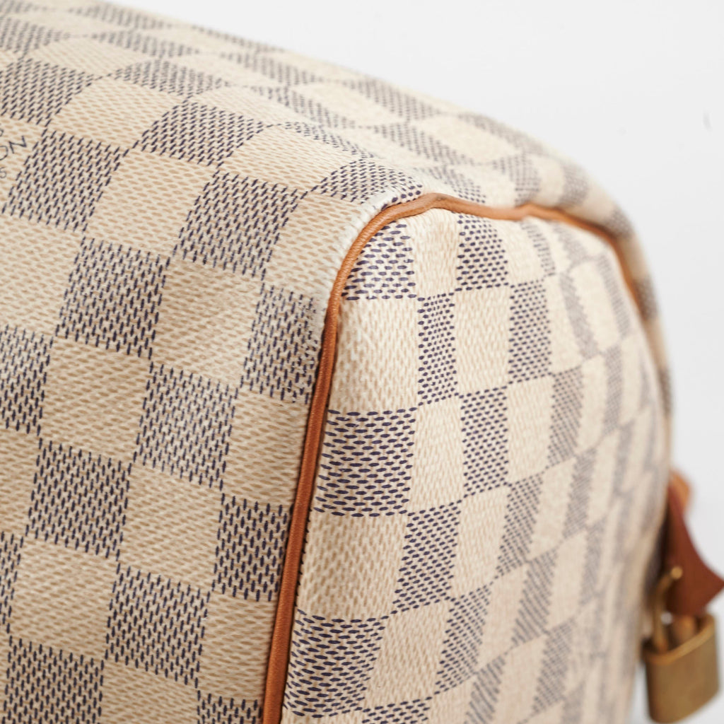 Louis Vuitton Speedy 30 Damier Azur 2016