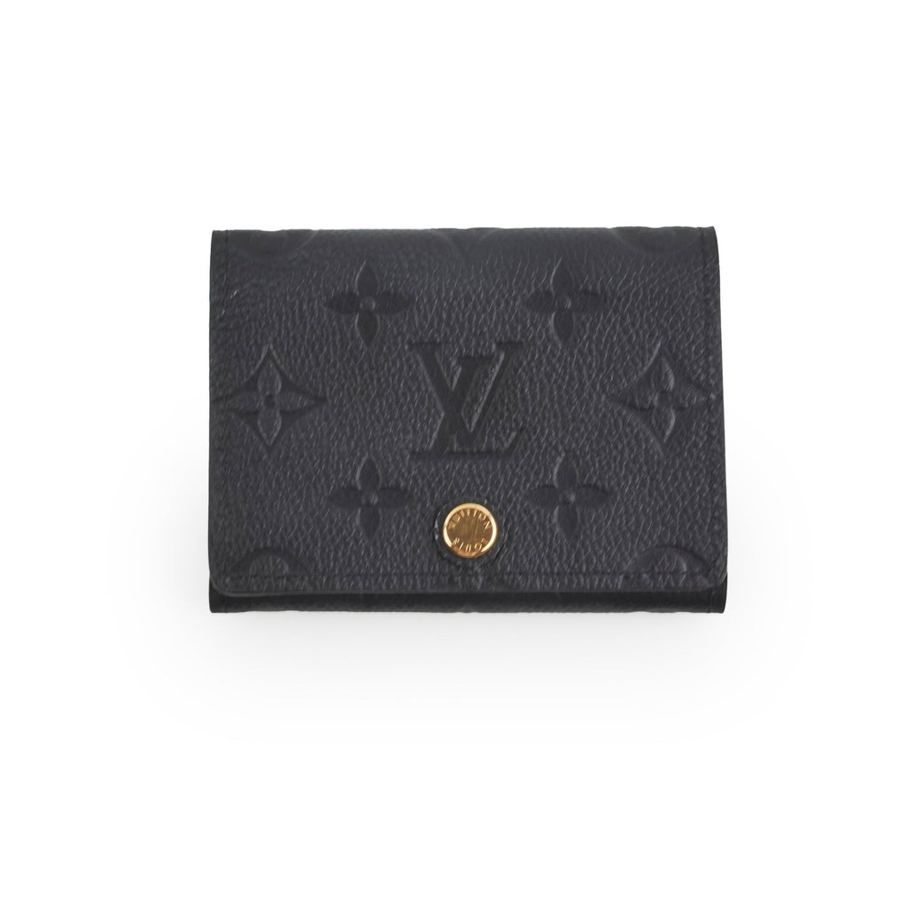 Louis Vuitton Monogram Empreinte Black Card Holder
