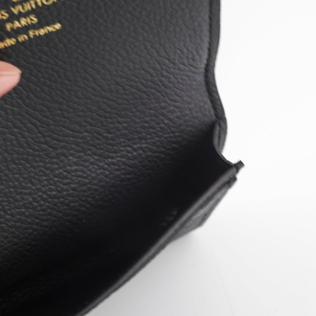 Louis Vuitton Monogram Empreinte Black Card Holder