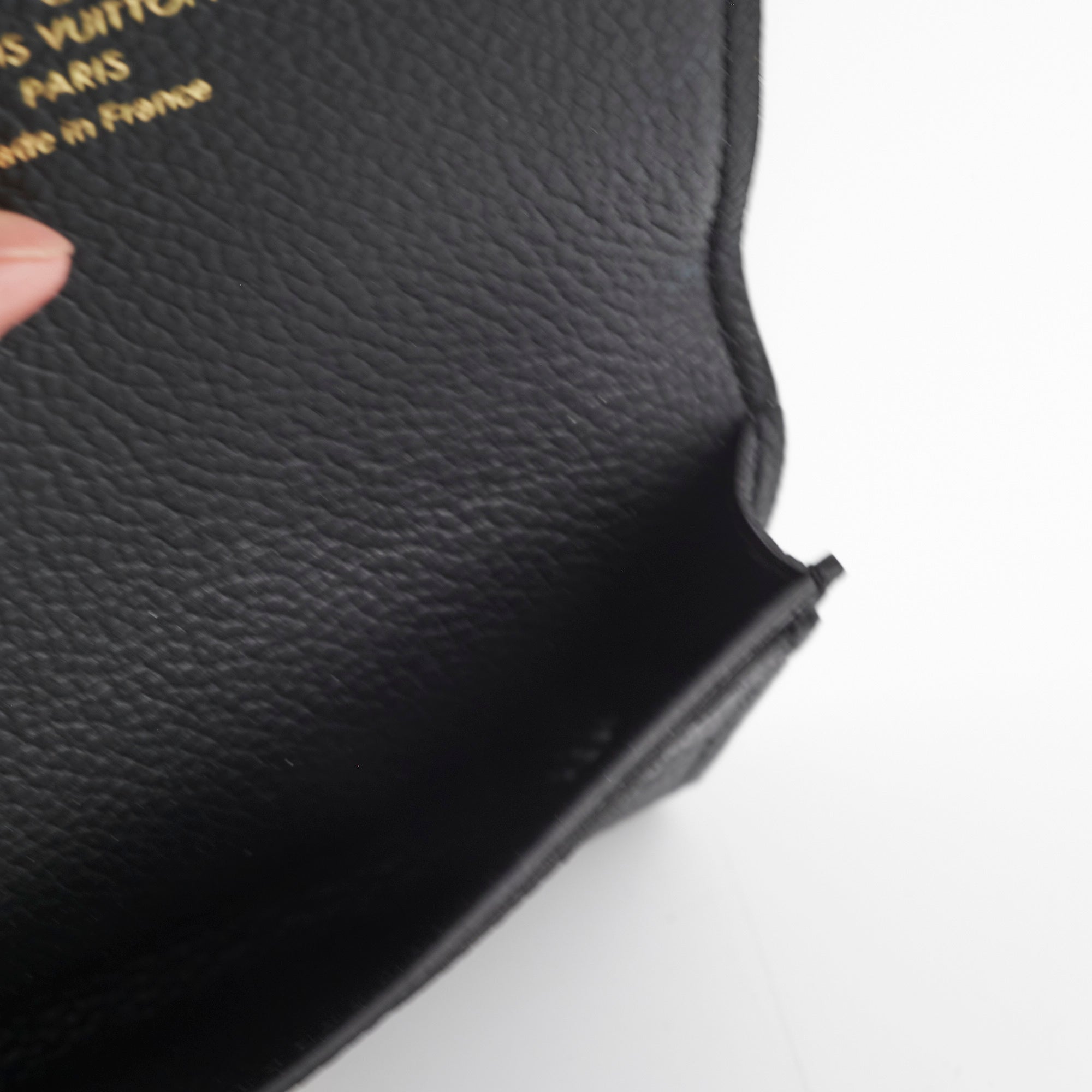 Louis Vuitton Monogram Empreinte Black Card Holder