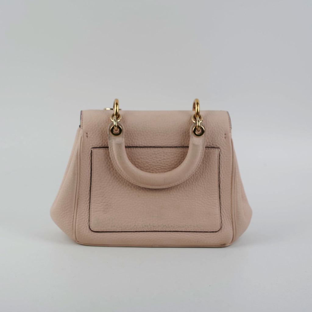 Christian Dior Mini Be Dior Pink Leather Top Handle Bag