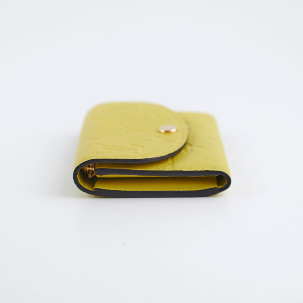 Louis Vuitton Rosalie Coin Purse Yellow