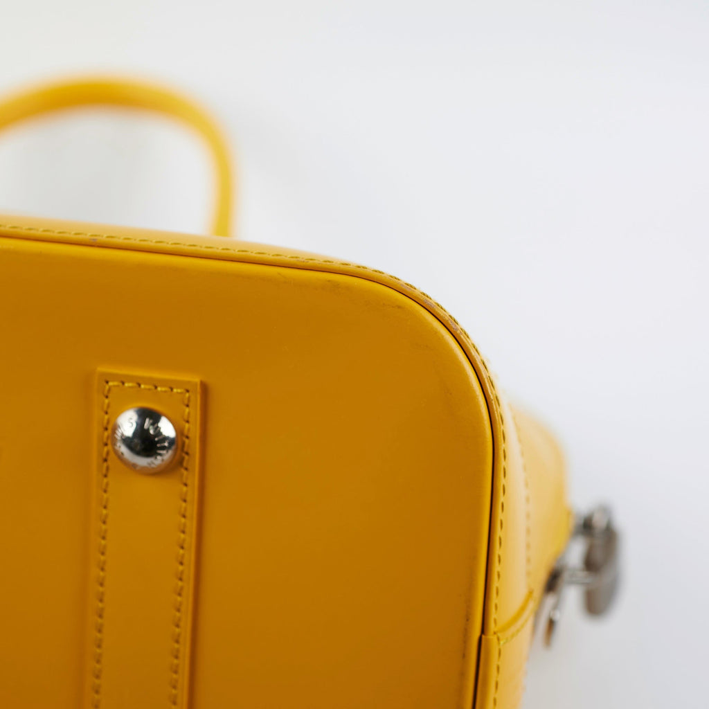 Louis Vuitton Alma GM Yellow Epi Bag