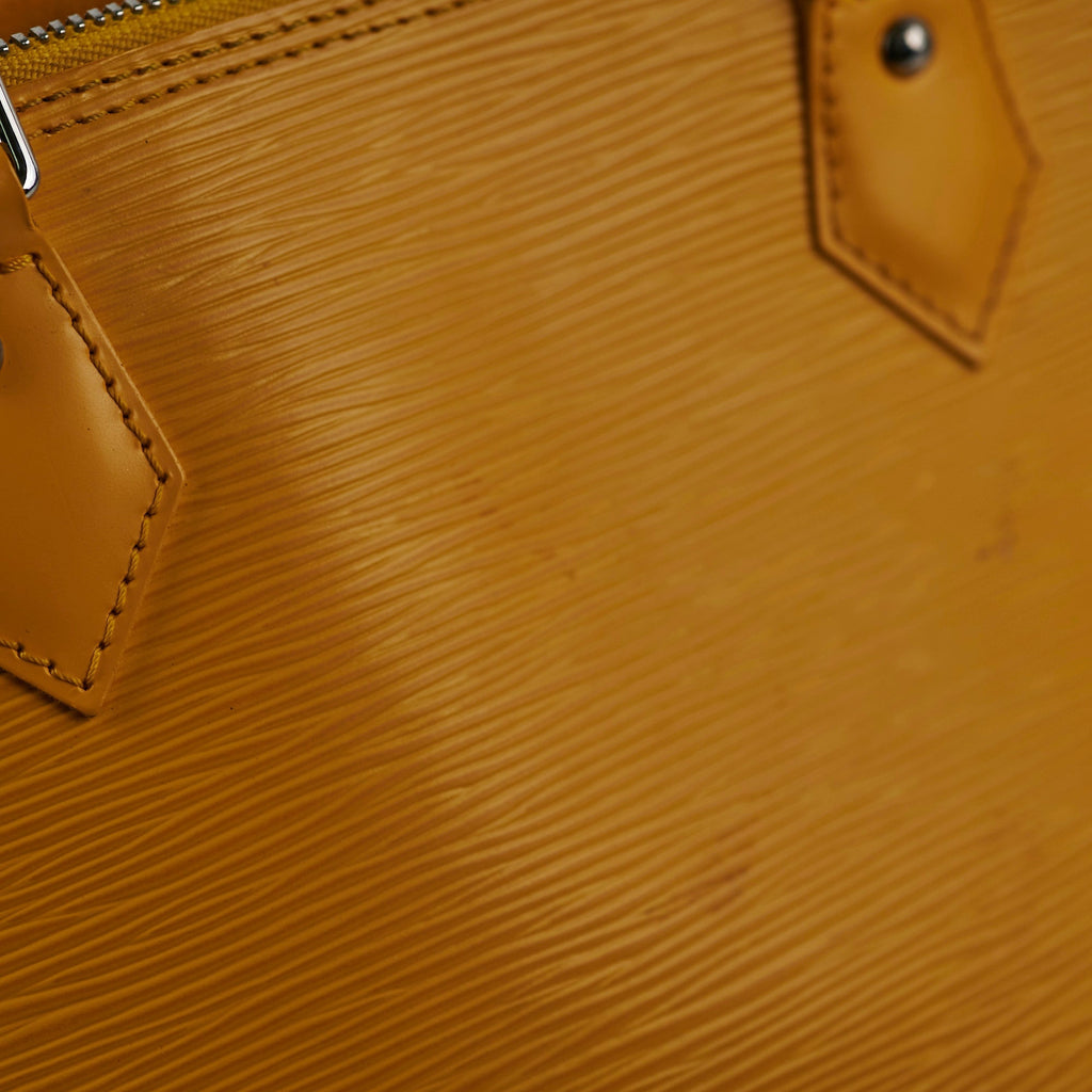 Louis Vuitton Alma GM Yellow Epi Bag