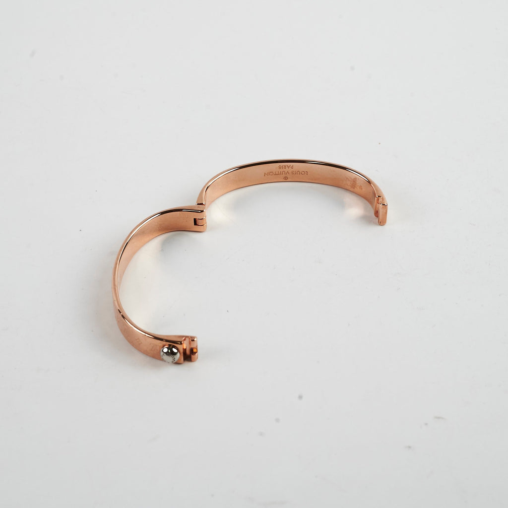 Louis Vuitton Monogram Bracelet Rose Gold Medium