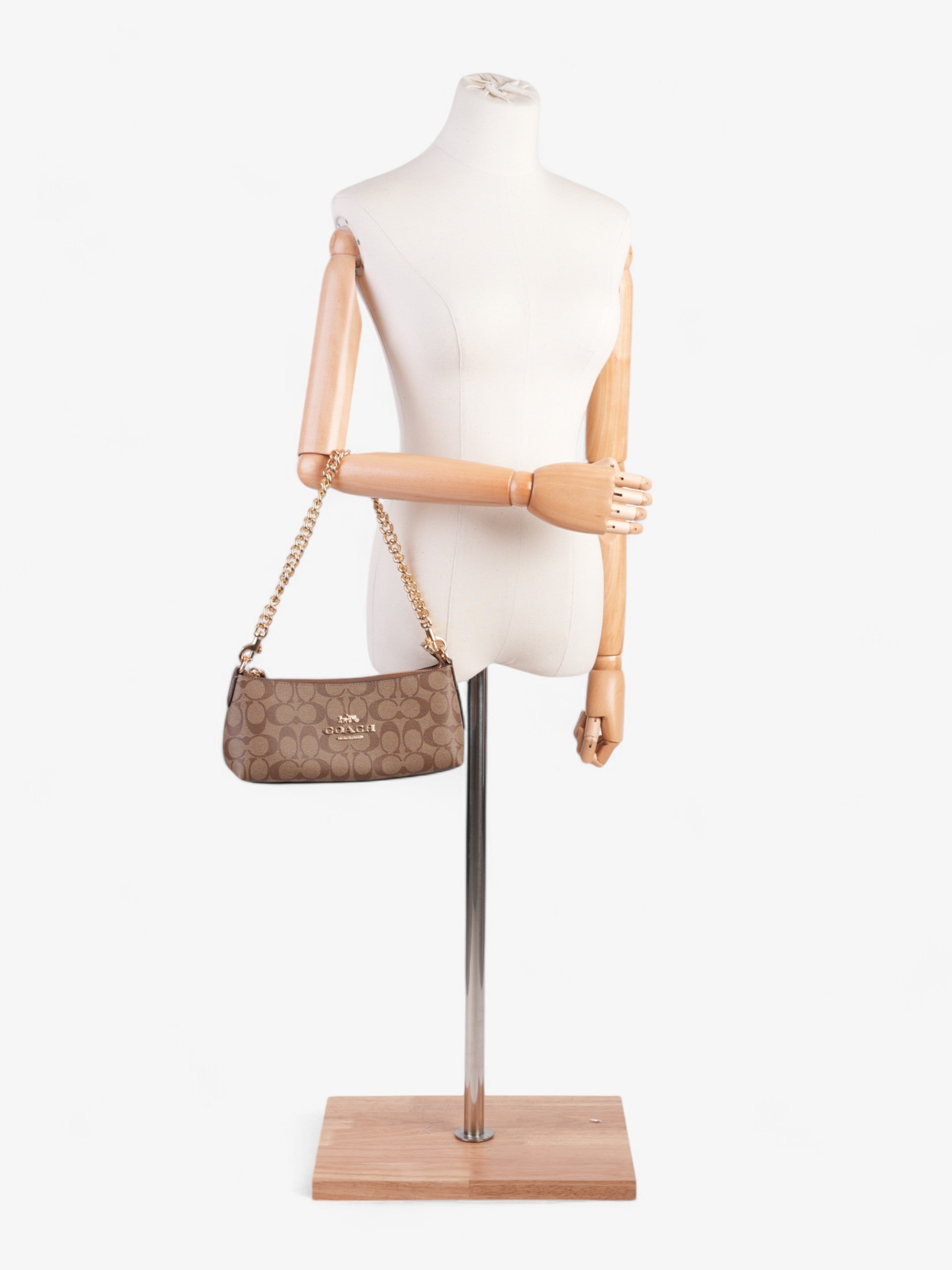 Coach Charlotte Signature Monogram / Brown Canvas