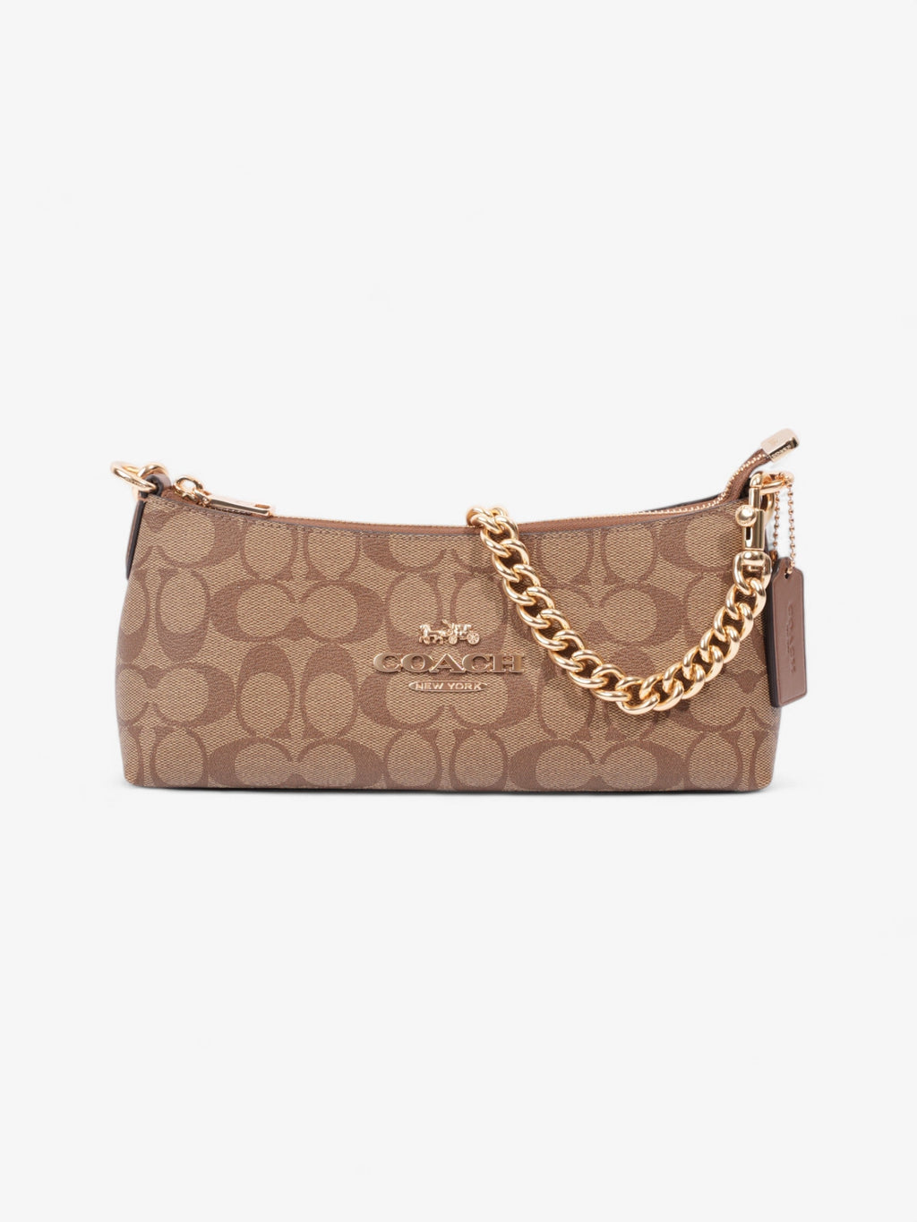 Coach Charlotte Signature Monogram / Brown Canvas