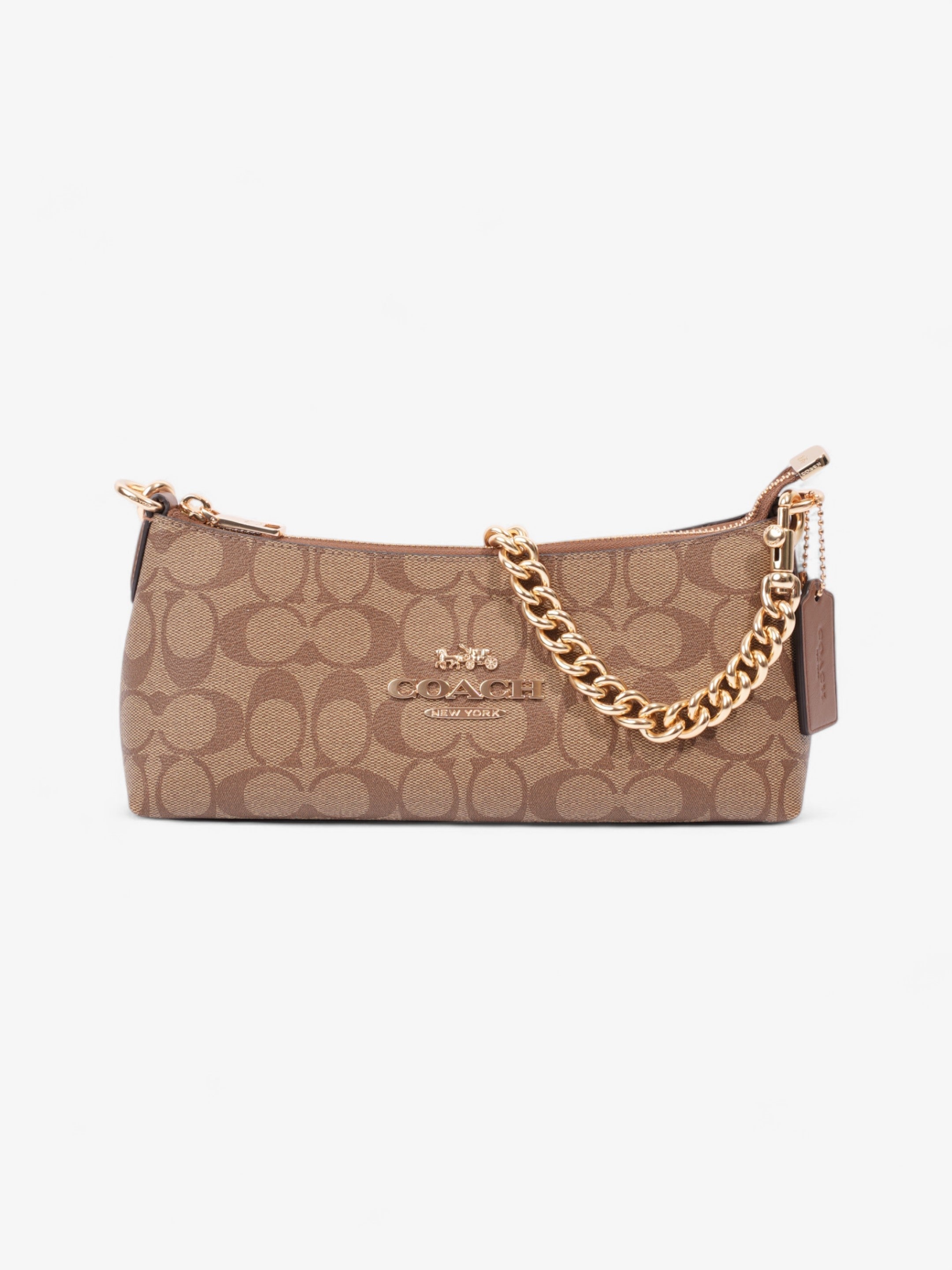 Coach Charlotte Signature Monogram / Brown Canvas
