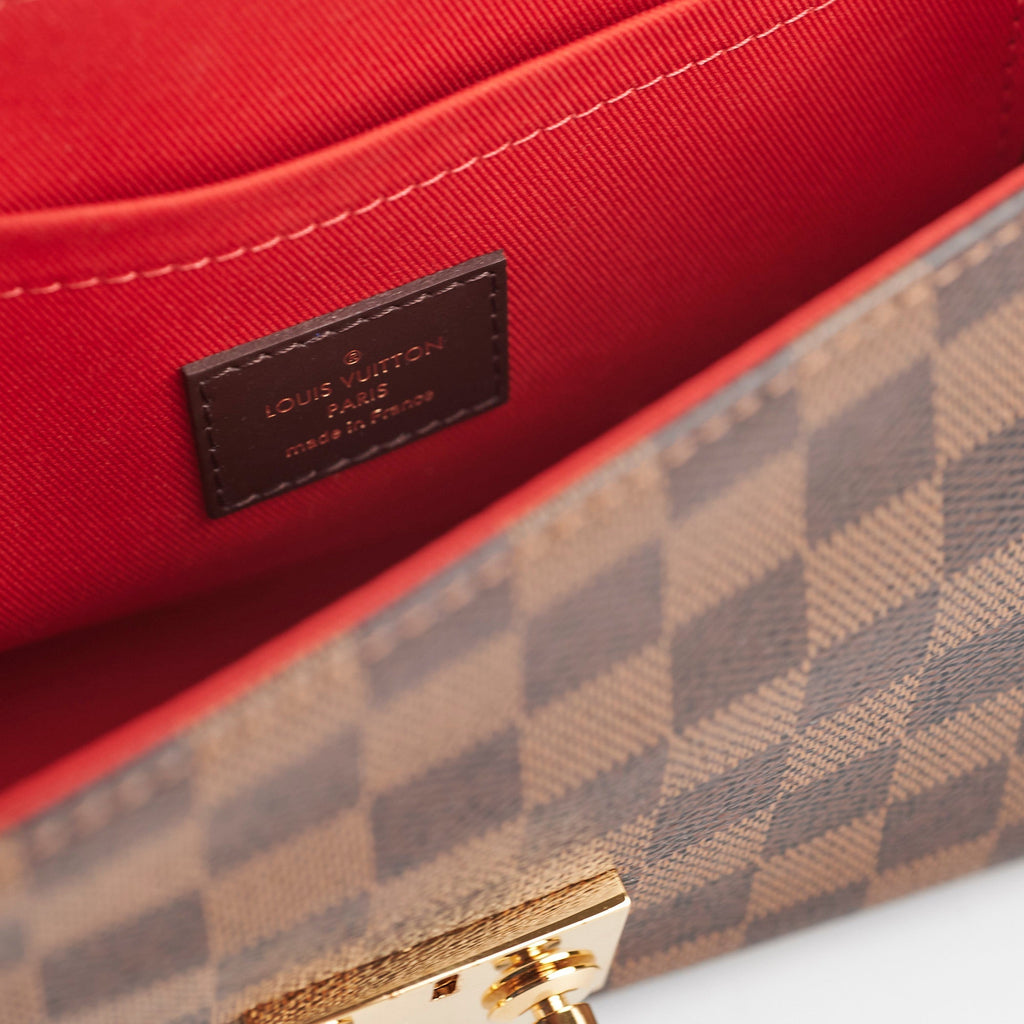 Louis Vuitton Croisette Damier Ebene Shoulder Bag