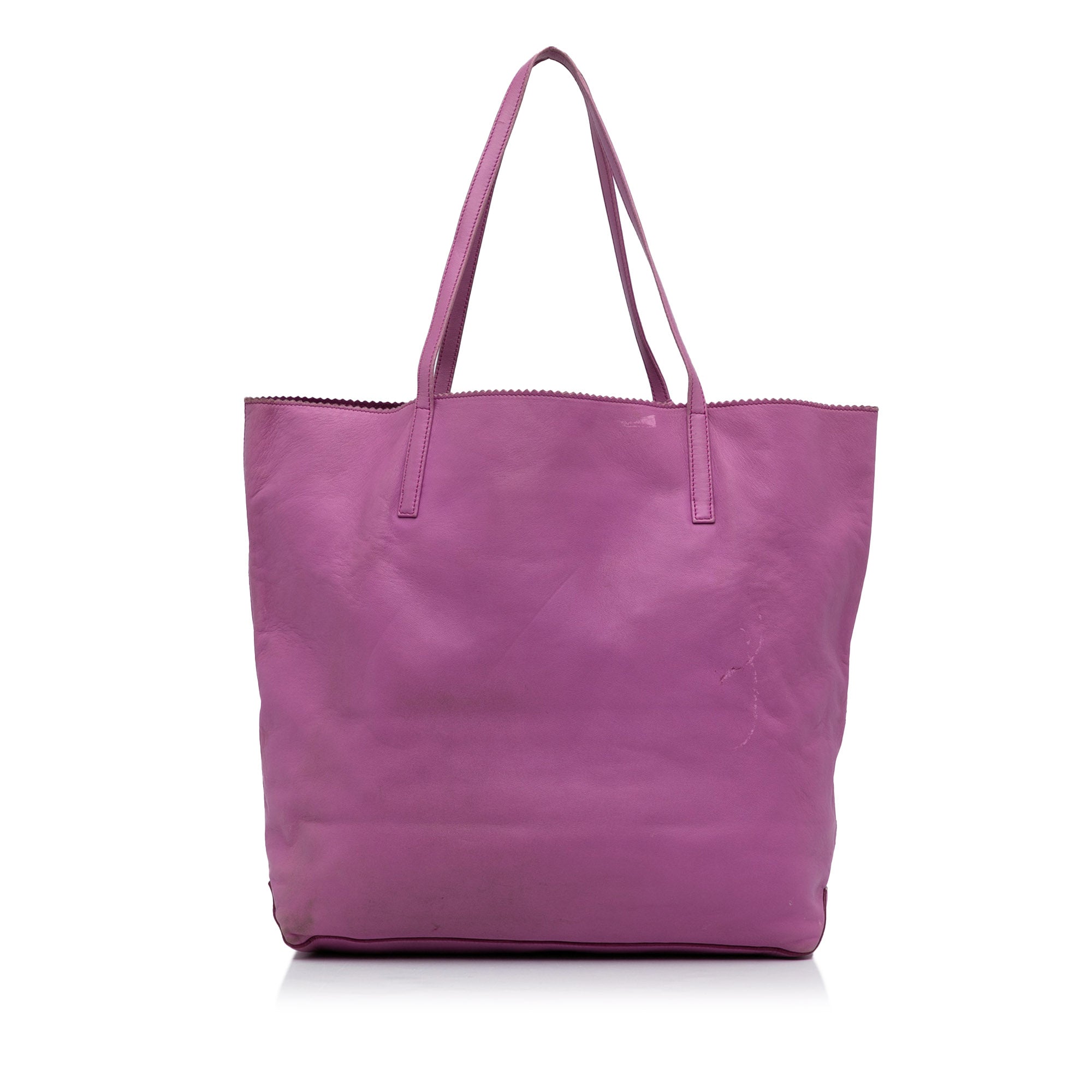 Pink Loewe Nappa Leather Tote Bag