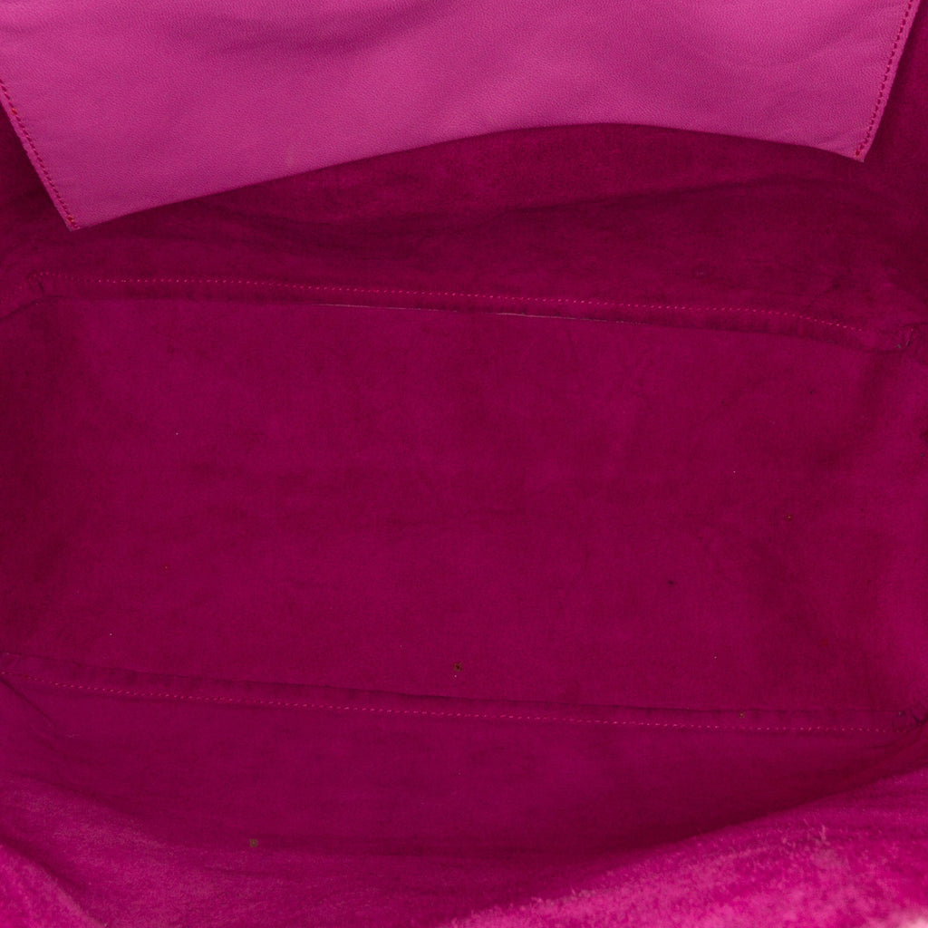 Pink Loewe Nappa Leather Tote Bag