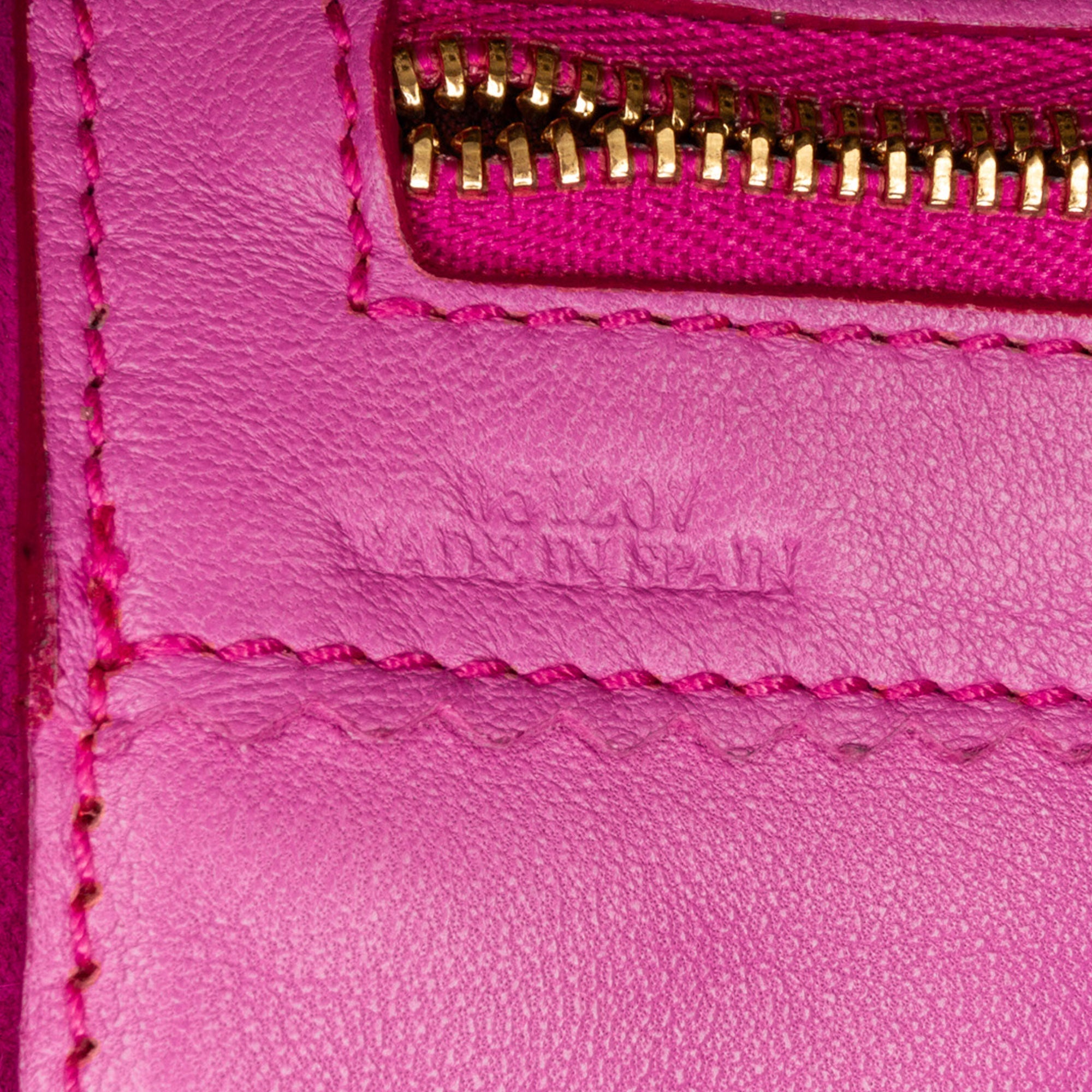 Pink Loewe Nappa Leather Tote Bag