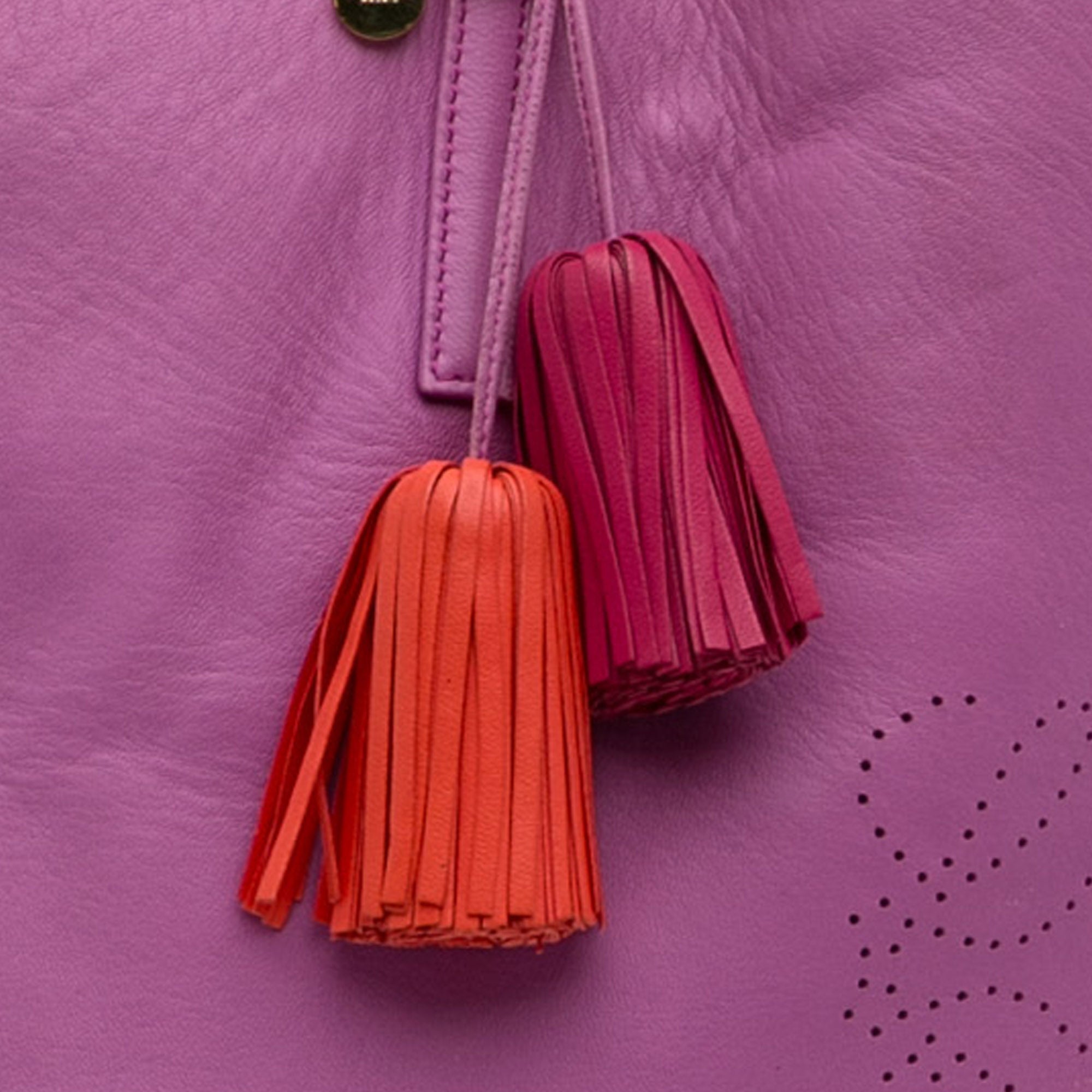 Pink Loewe Nappa Leather Tote Bag