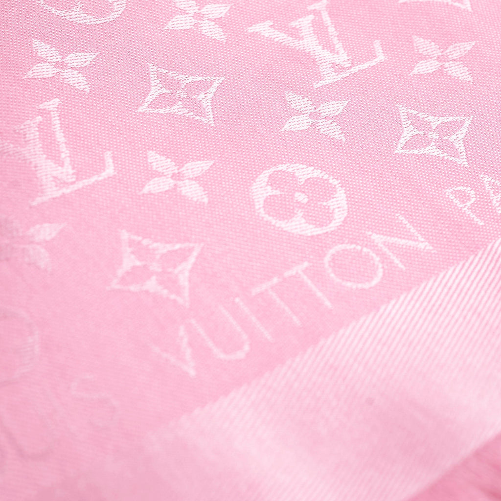 Louis Vuitton Pink Monogram Shawl