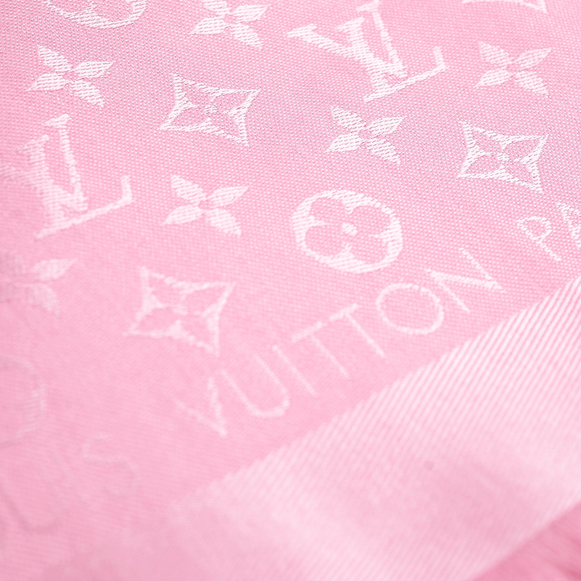 Louis Vuitton Pink Monogram Shawl